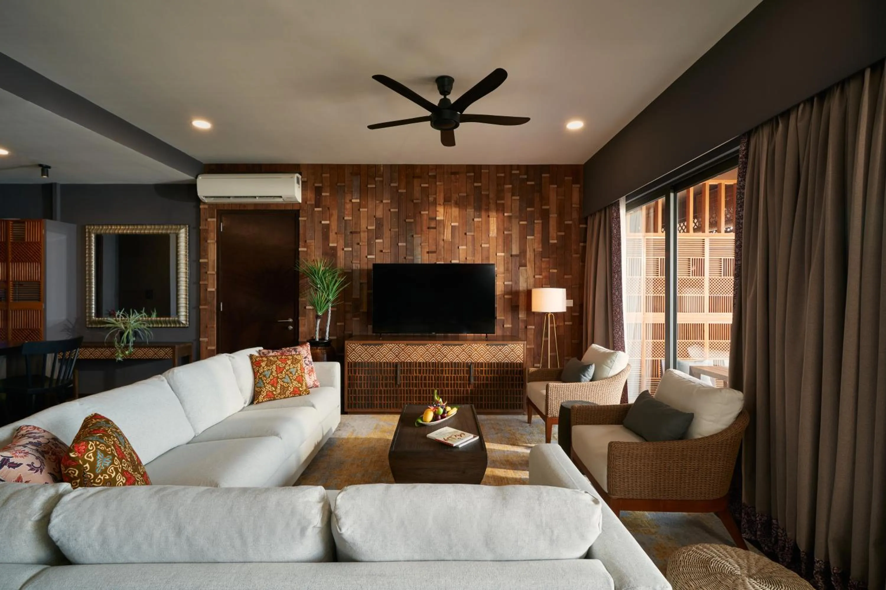 Living room in The Boathouse Pulau Tioman