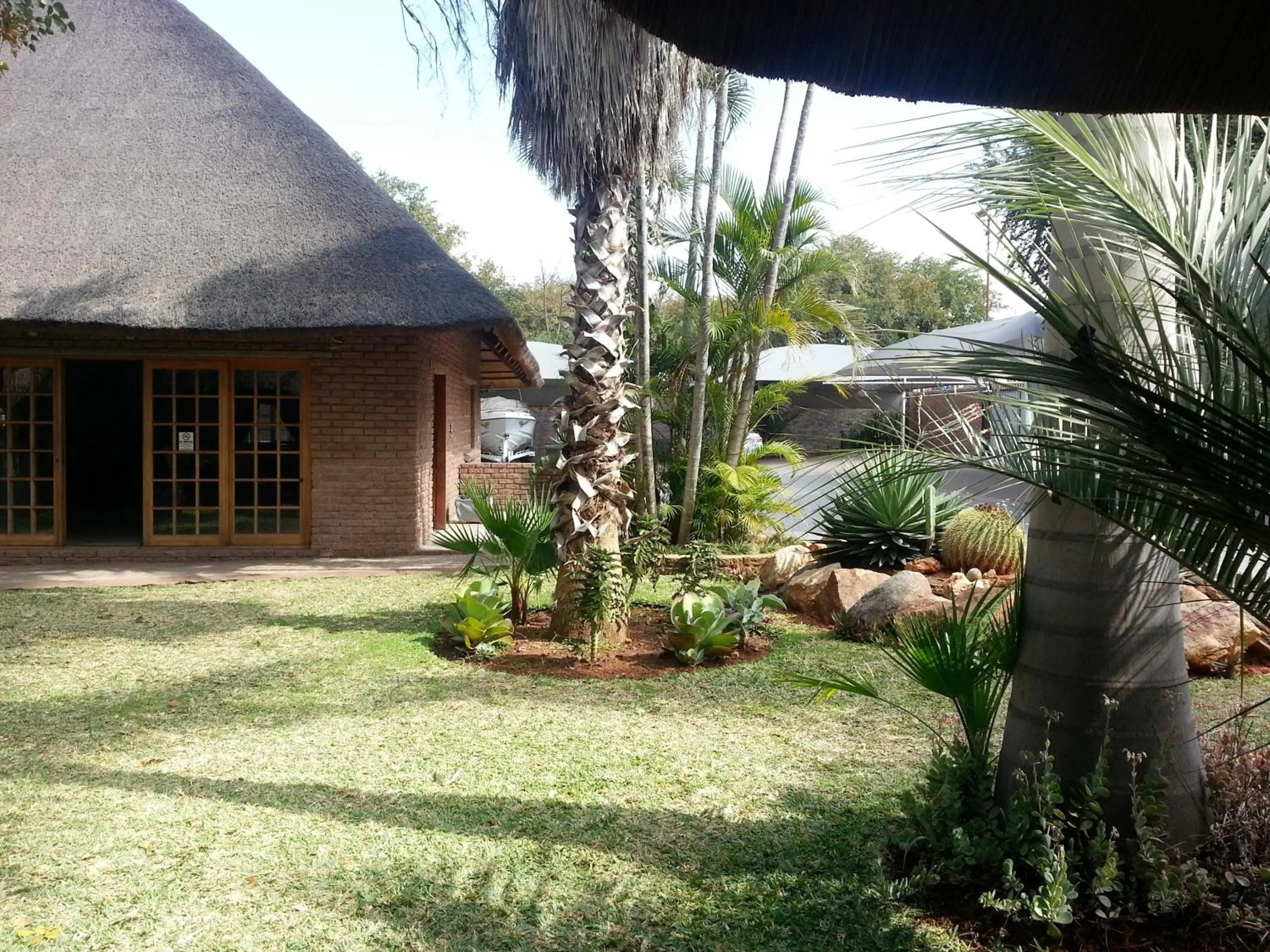 Garden view in Siesta Guest House