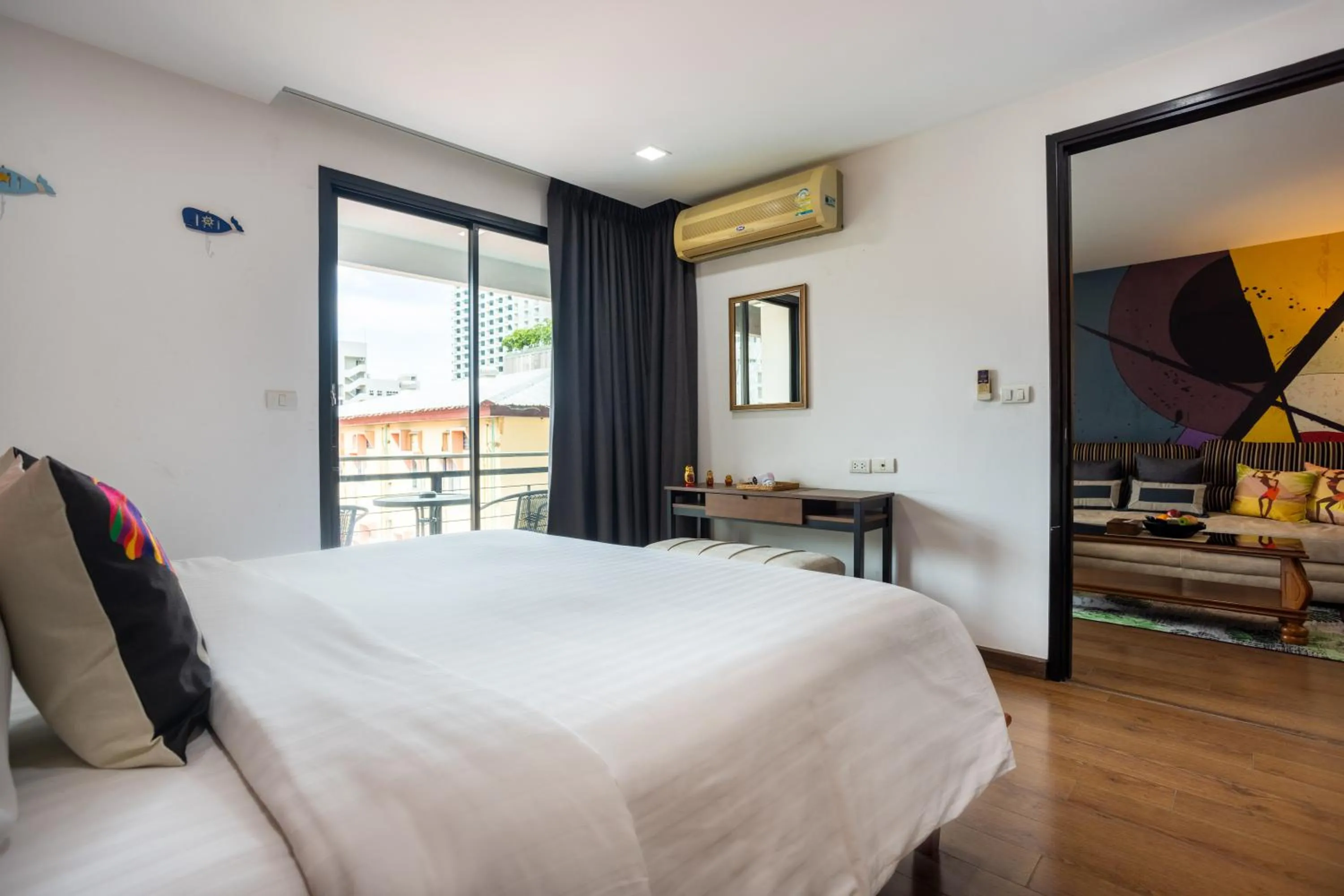 Bed in Citismart Luxury Apartments