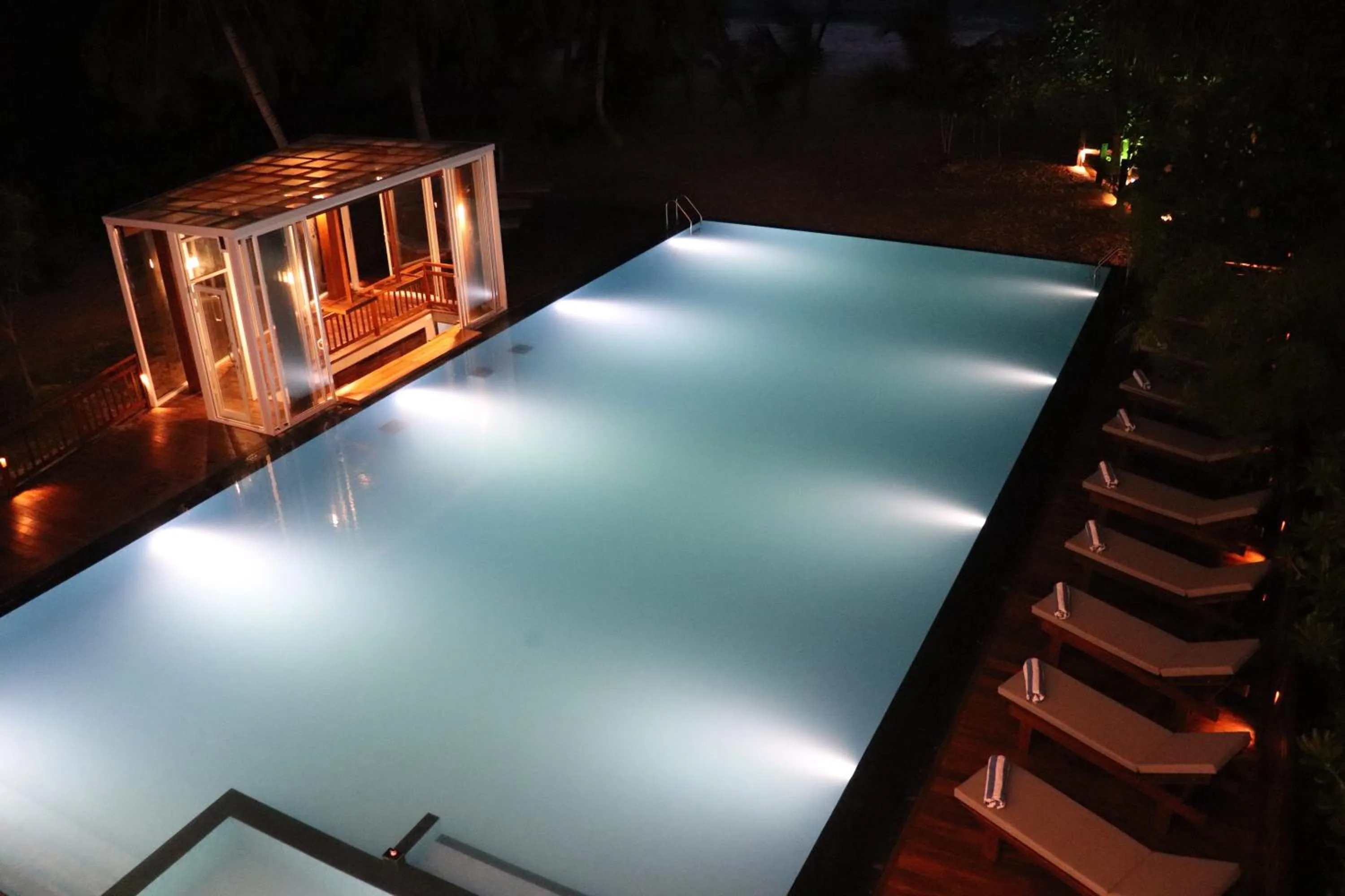 Swimming pool in Ganesh Garden Beach Cabanas