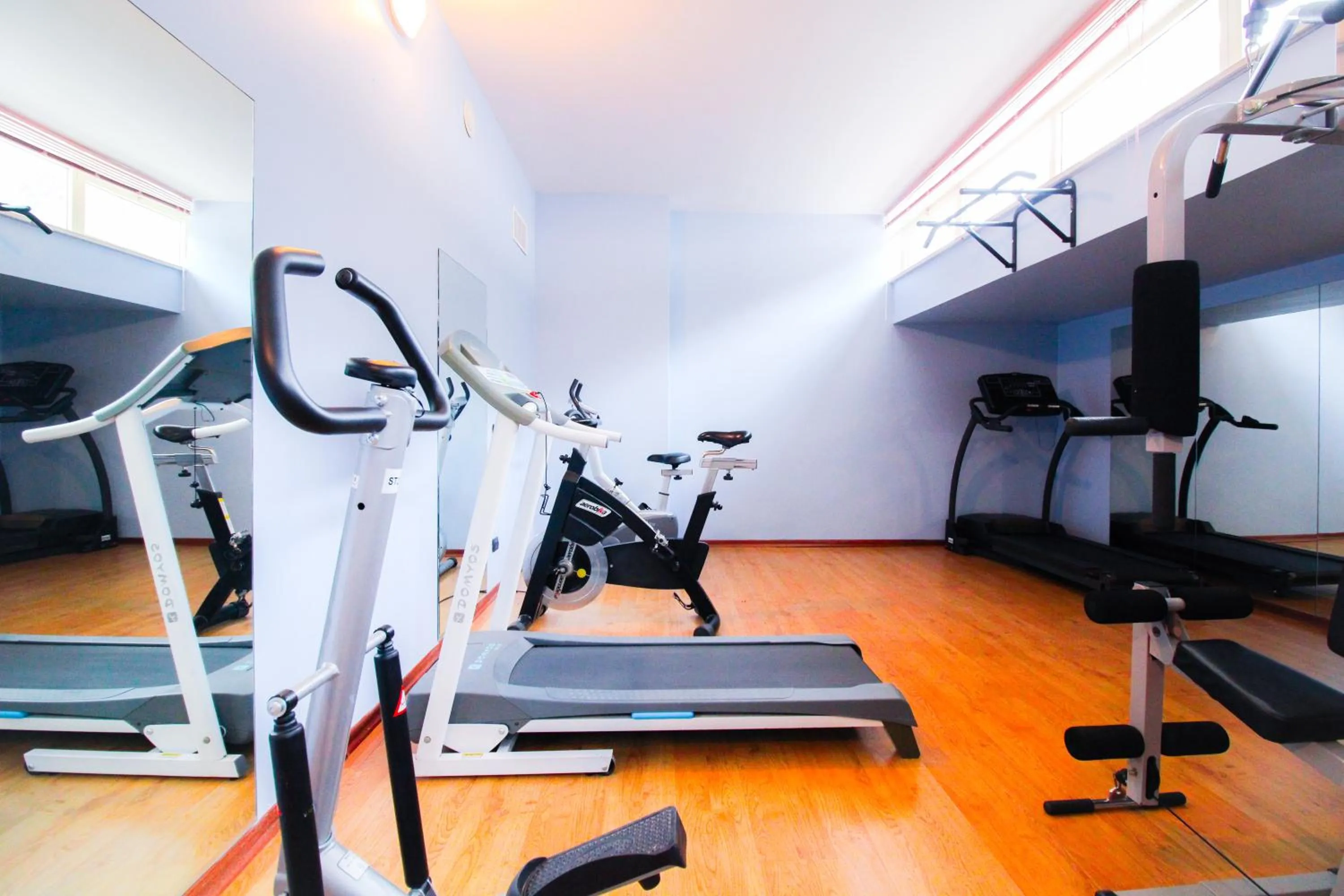 Fitness centre/facilities in HA Hotel