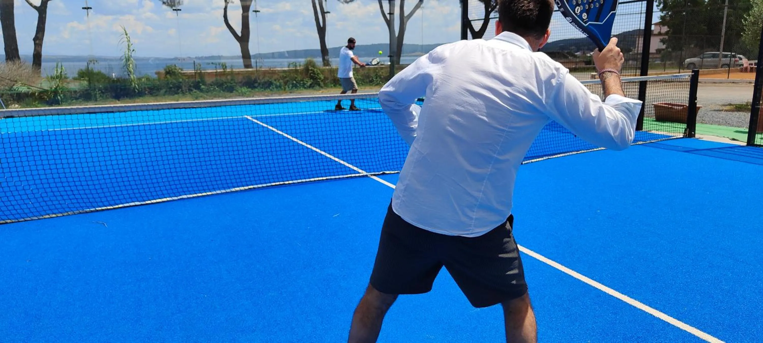 Tennis court in Lh Hotel Del Lago Bracciano