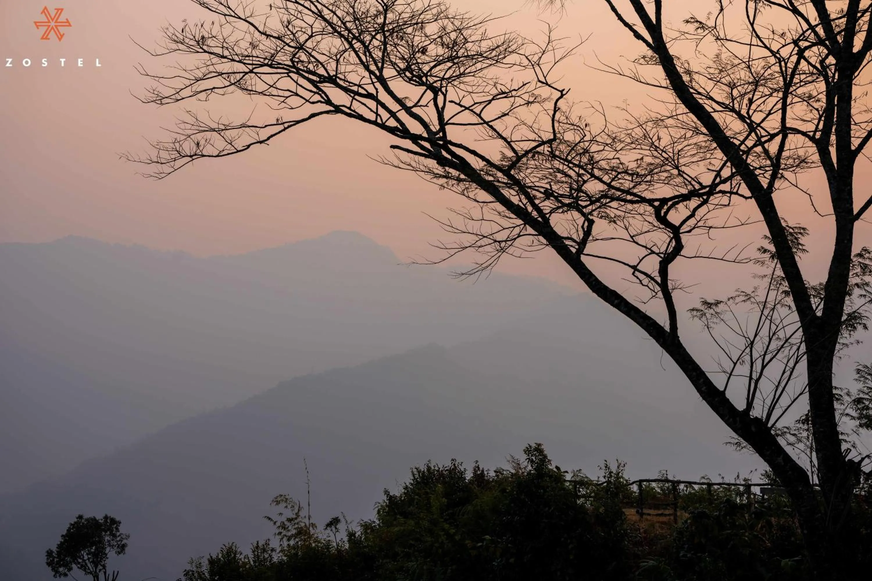 Natural landscape in Zostel Rinchenpong (Pelling)