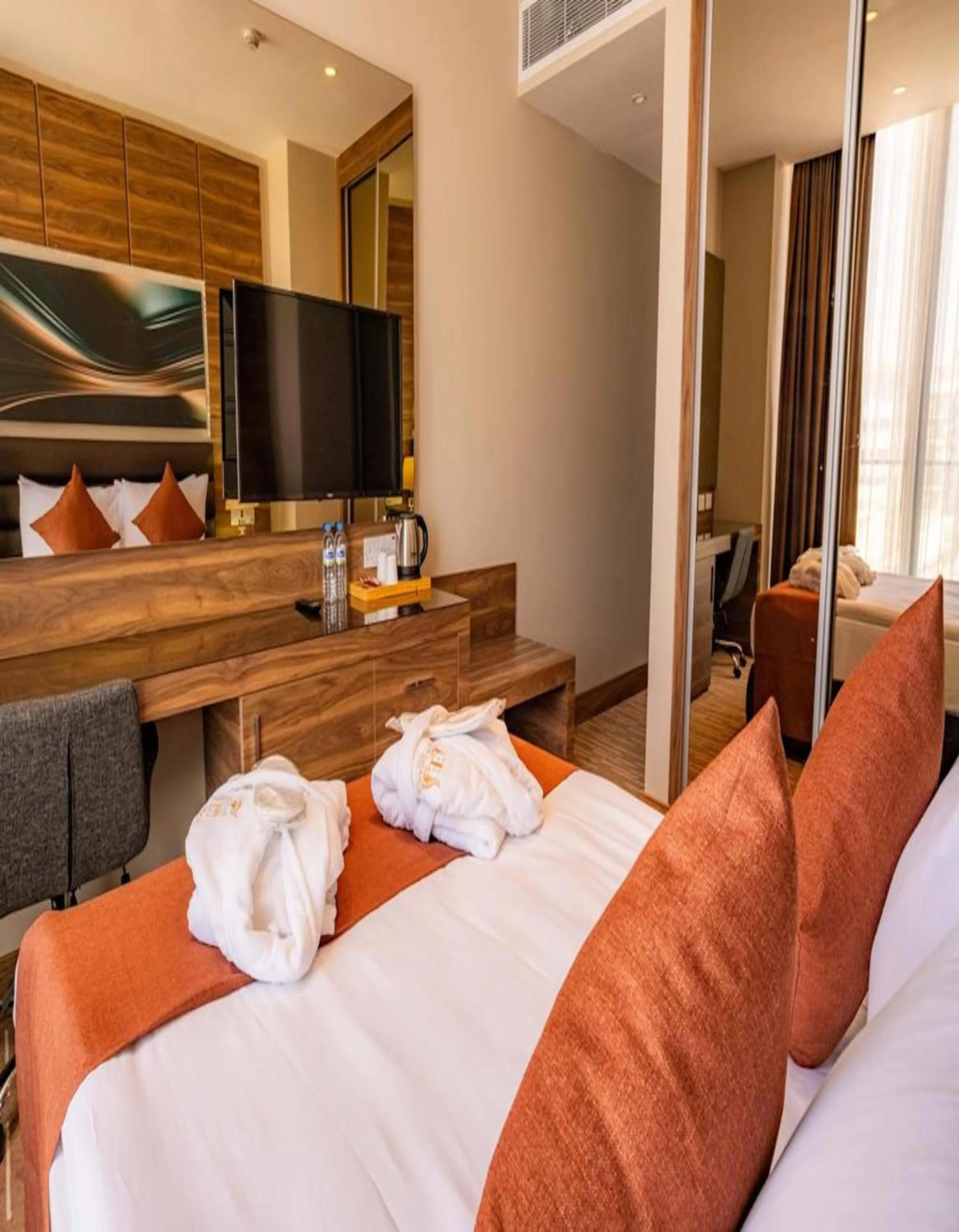 Bed in Ekor Elegance Hotel