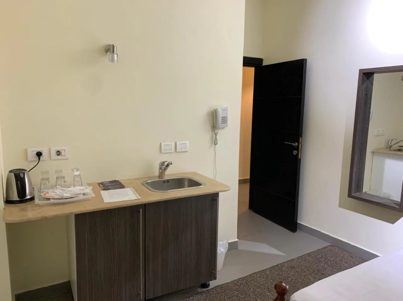 Kitchen or kitchenette, Bed in Sakan 275