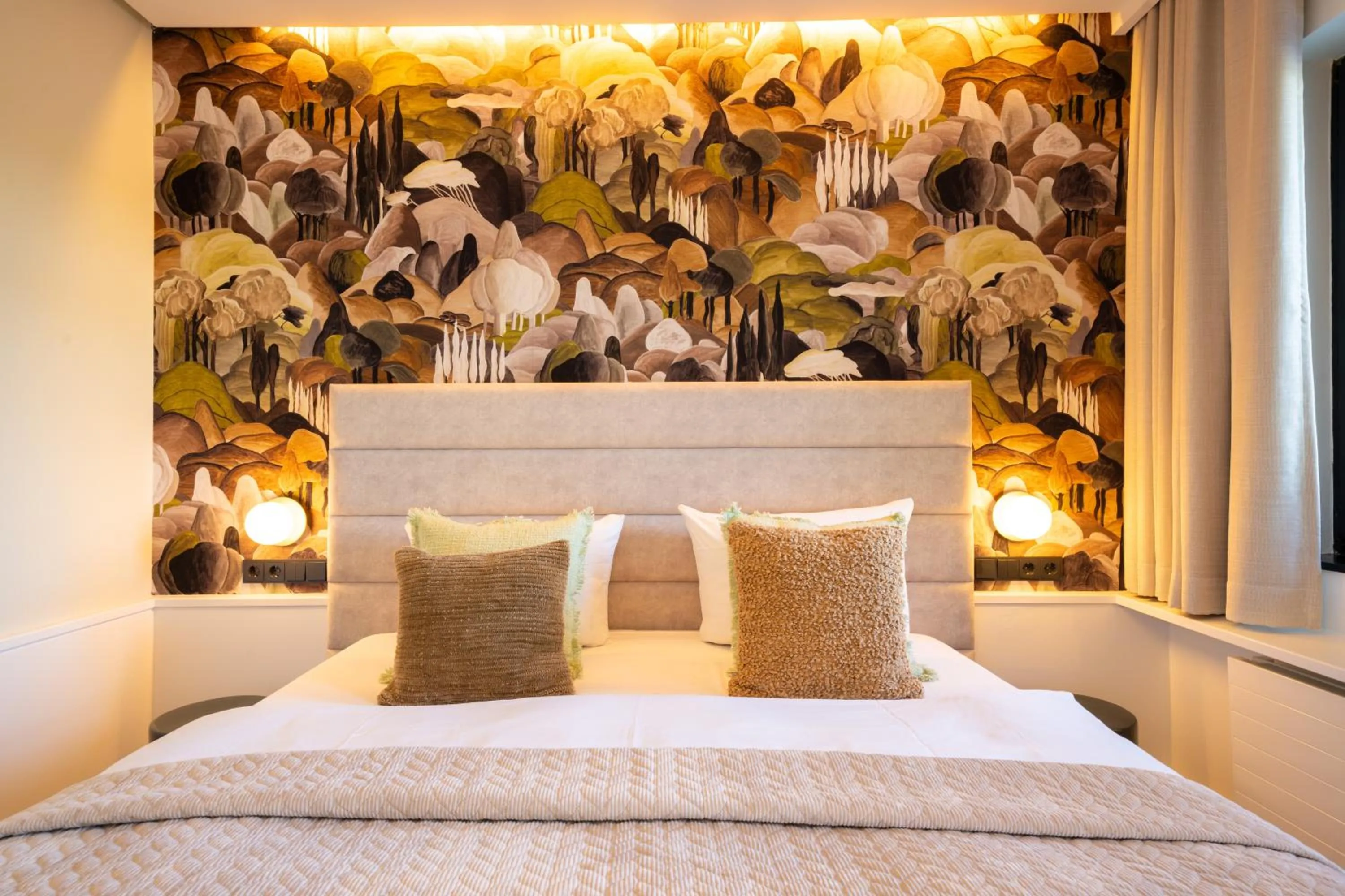 Bedroom, Bed in Van der Valk Naturresort Drewitz