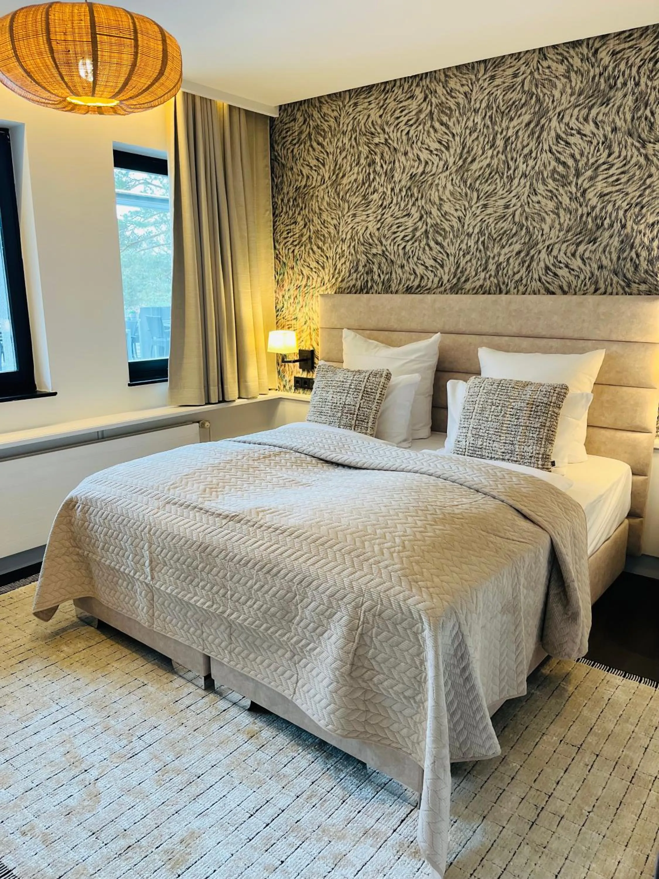 Bed in Van der Valk Naturresort Drewitz