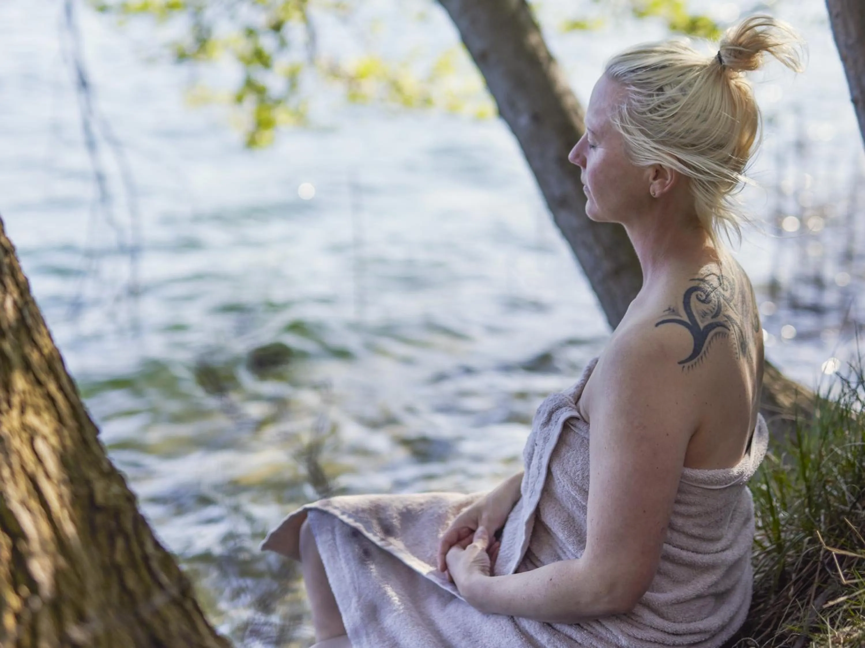 Sauna in Van der Valk Naturresort Drewitz