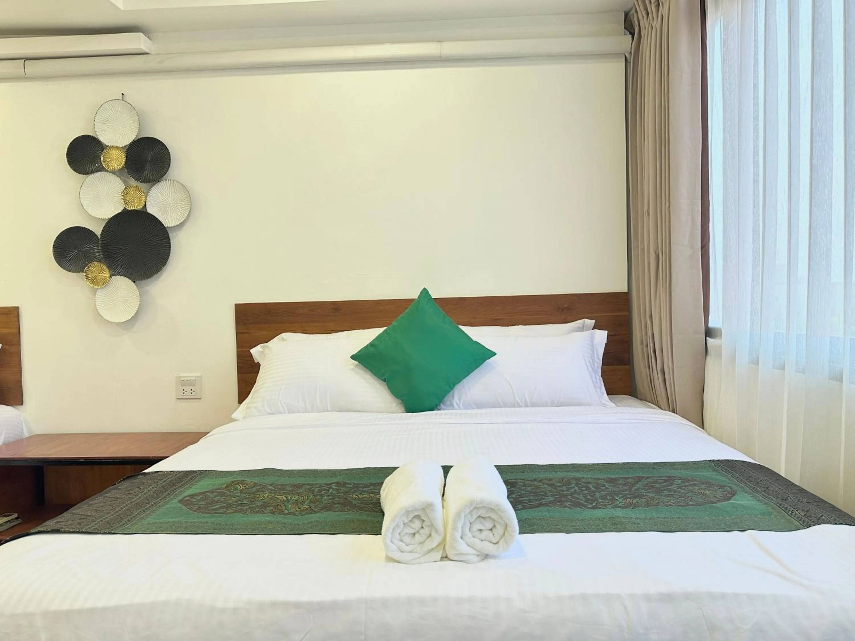 Bed in Longzhu Guesthouse