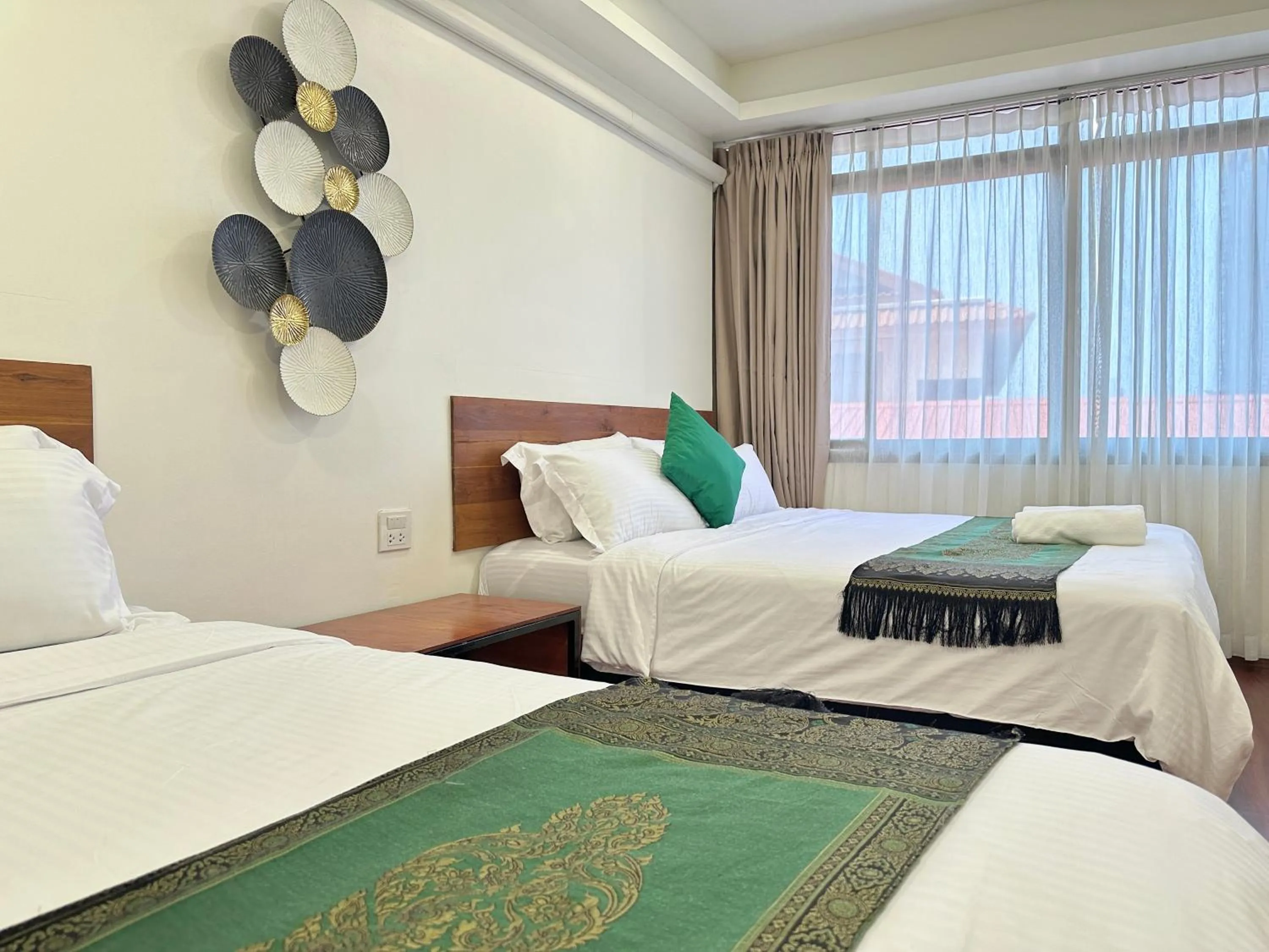 Bed in Longzhu Guesthouse