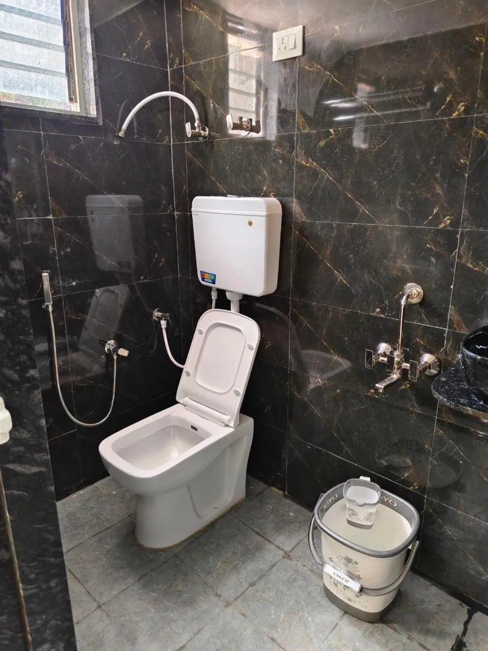 Shower in Jawai Rock Hotel