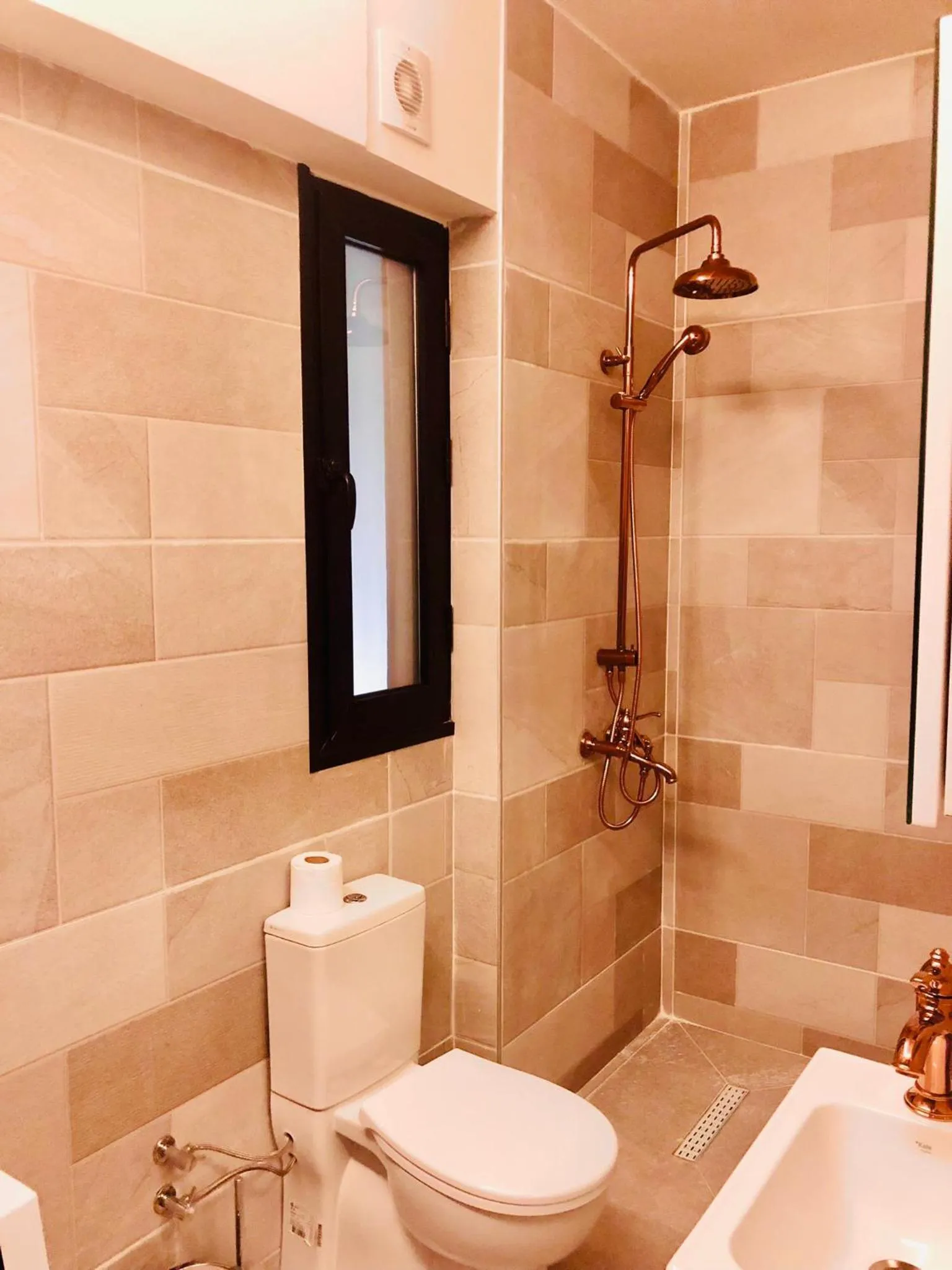 Shower in Bohemian Residence