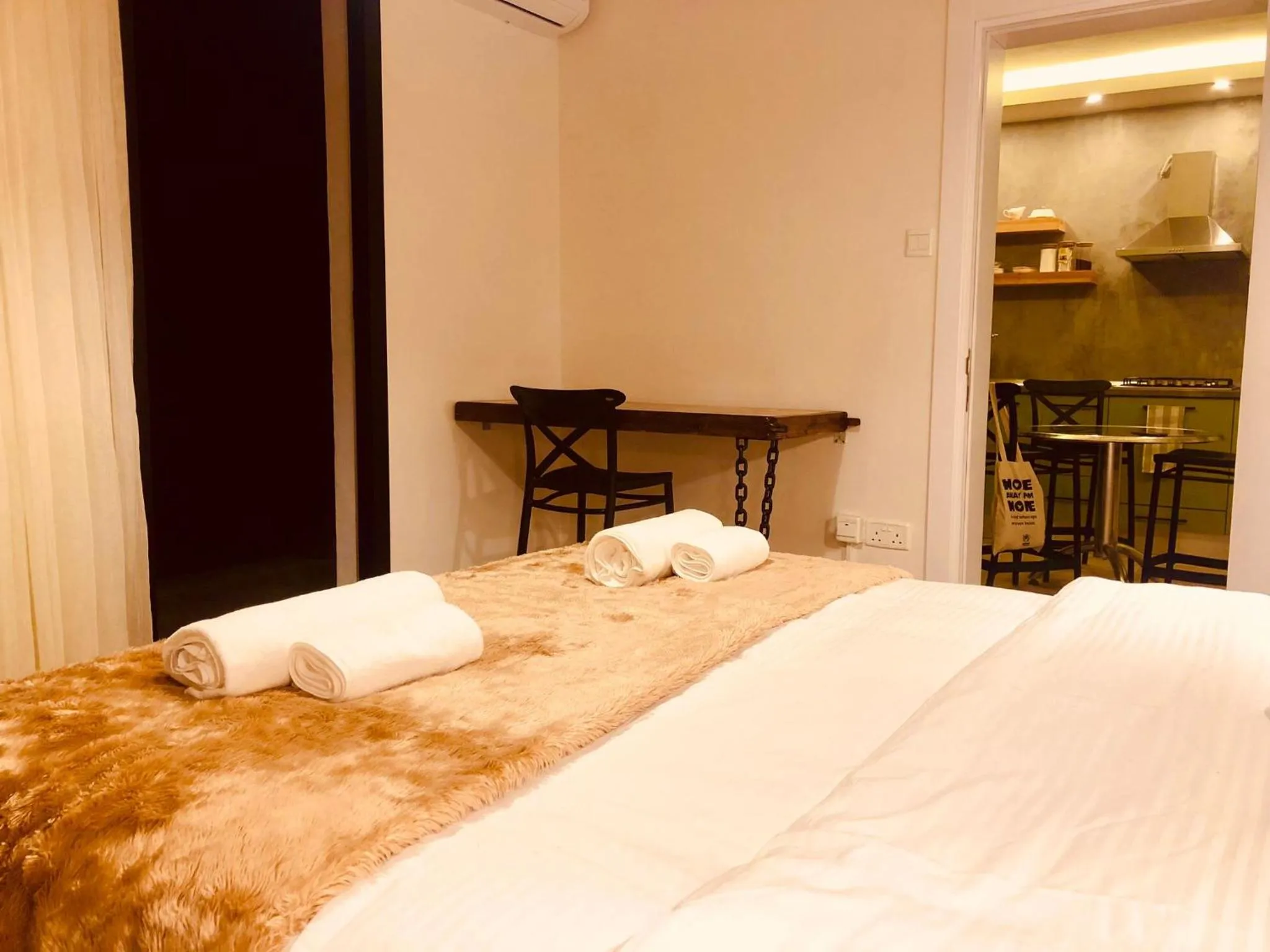 Bed in Bohemian Residence