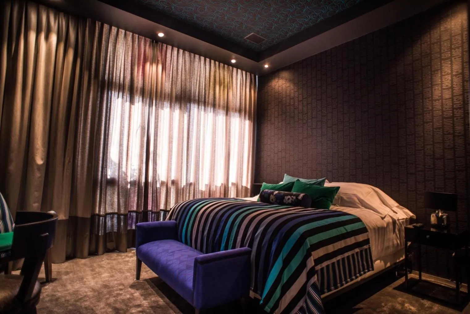 Bed in The Hip Hotel Santiago