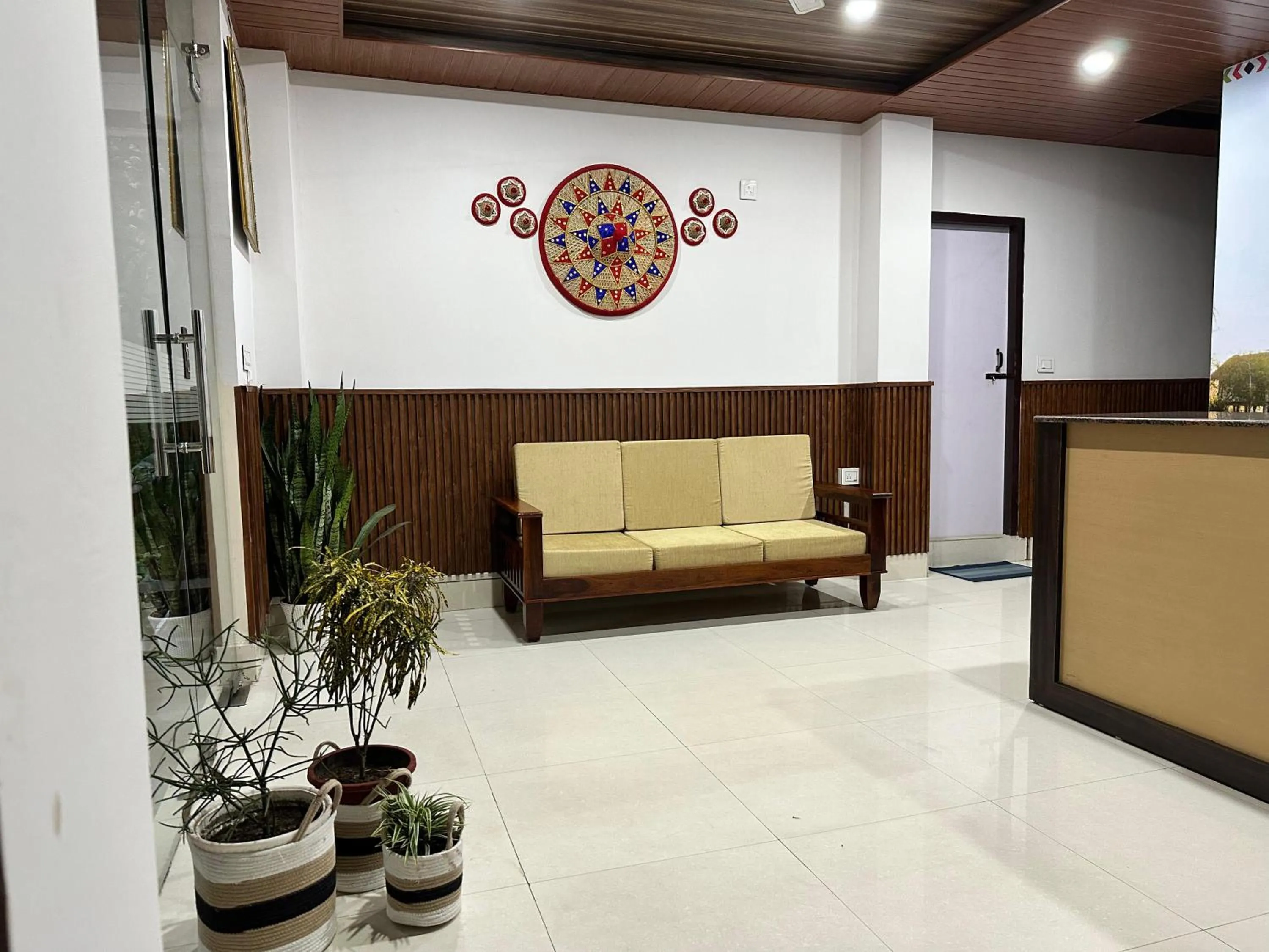 Living room in The Dew Drop Hotel