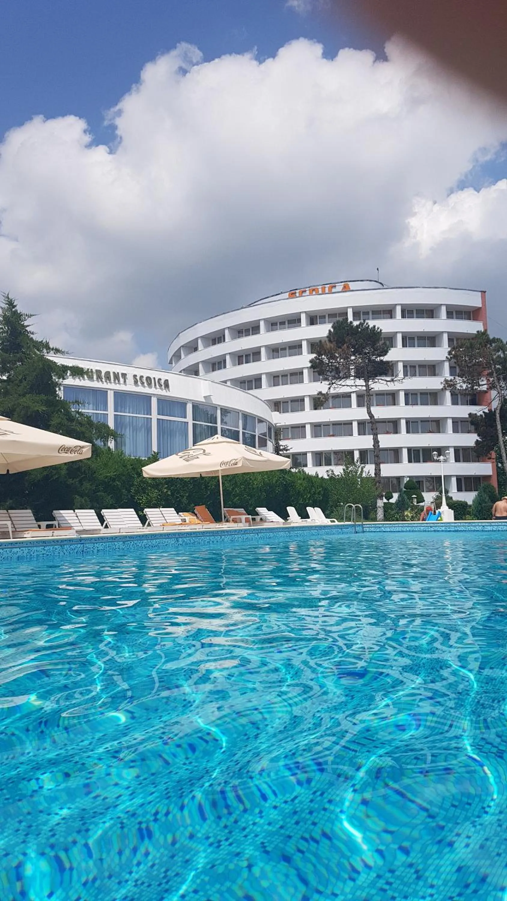 Swimming pool in Hotel Scoica