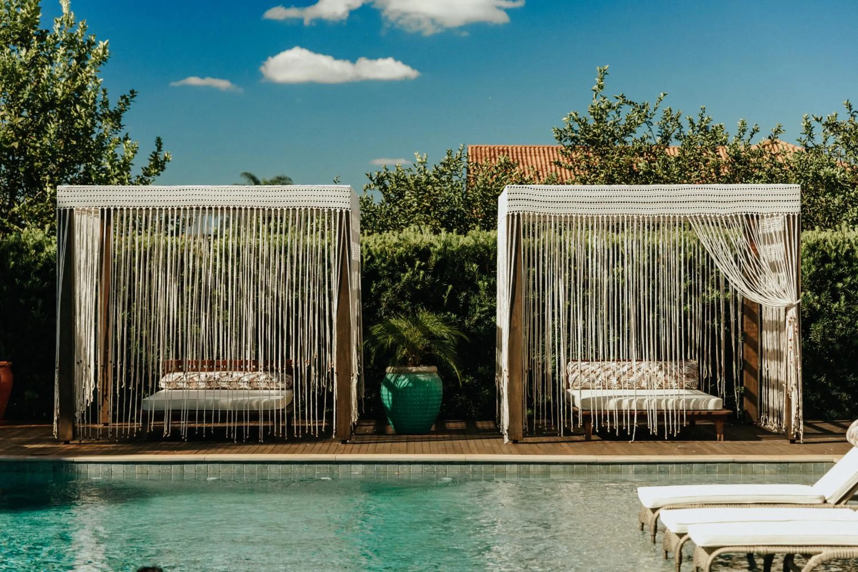 Pool view in LAS HOTEL BOUTIQUE