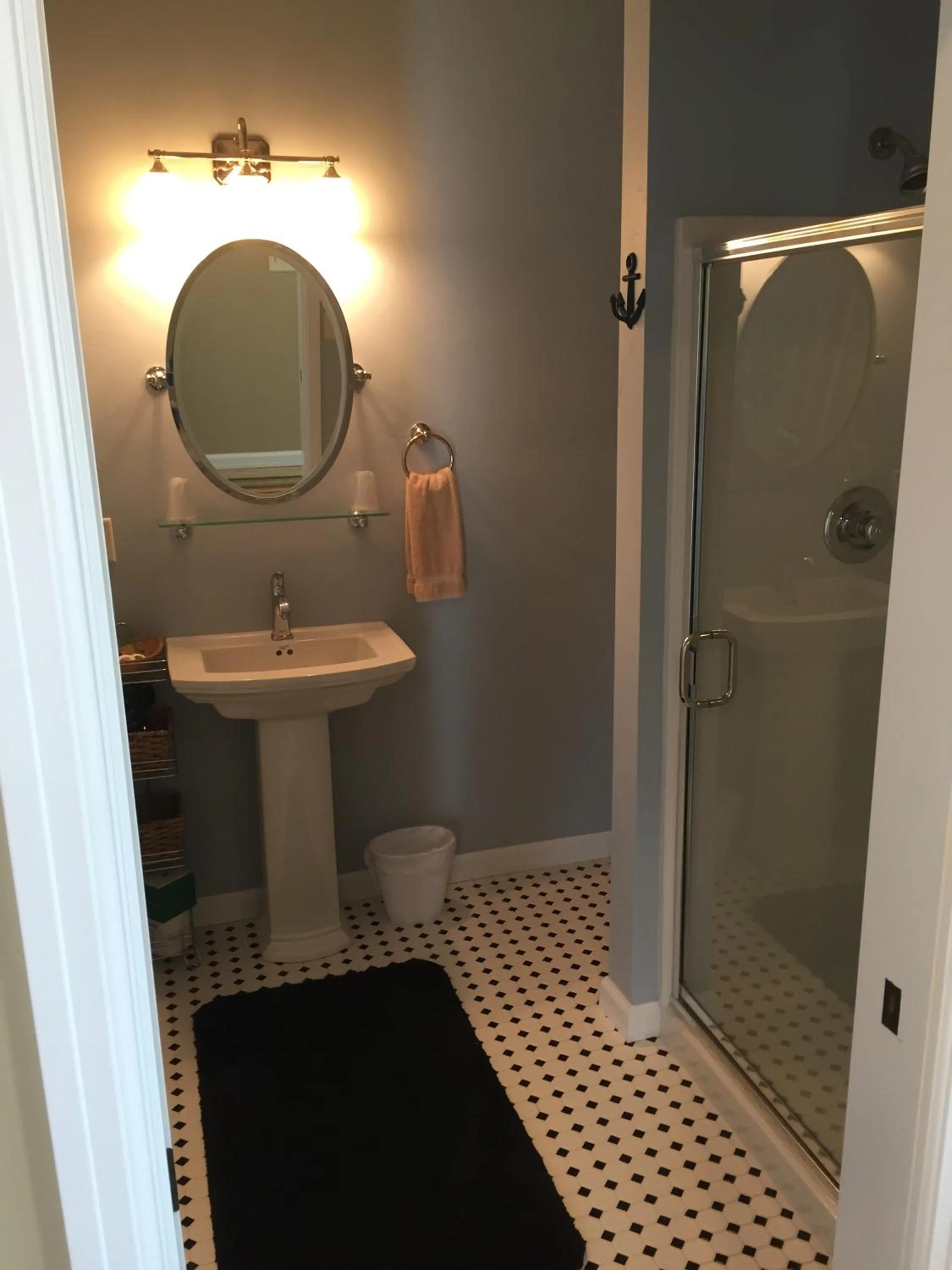 Shower in Birchwood Lodge