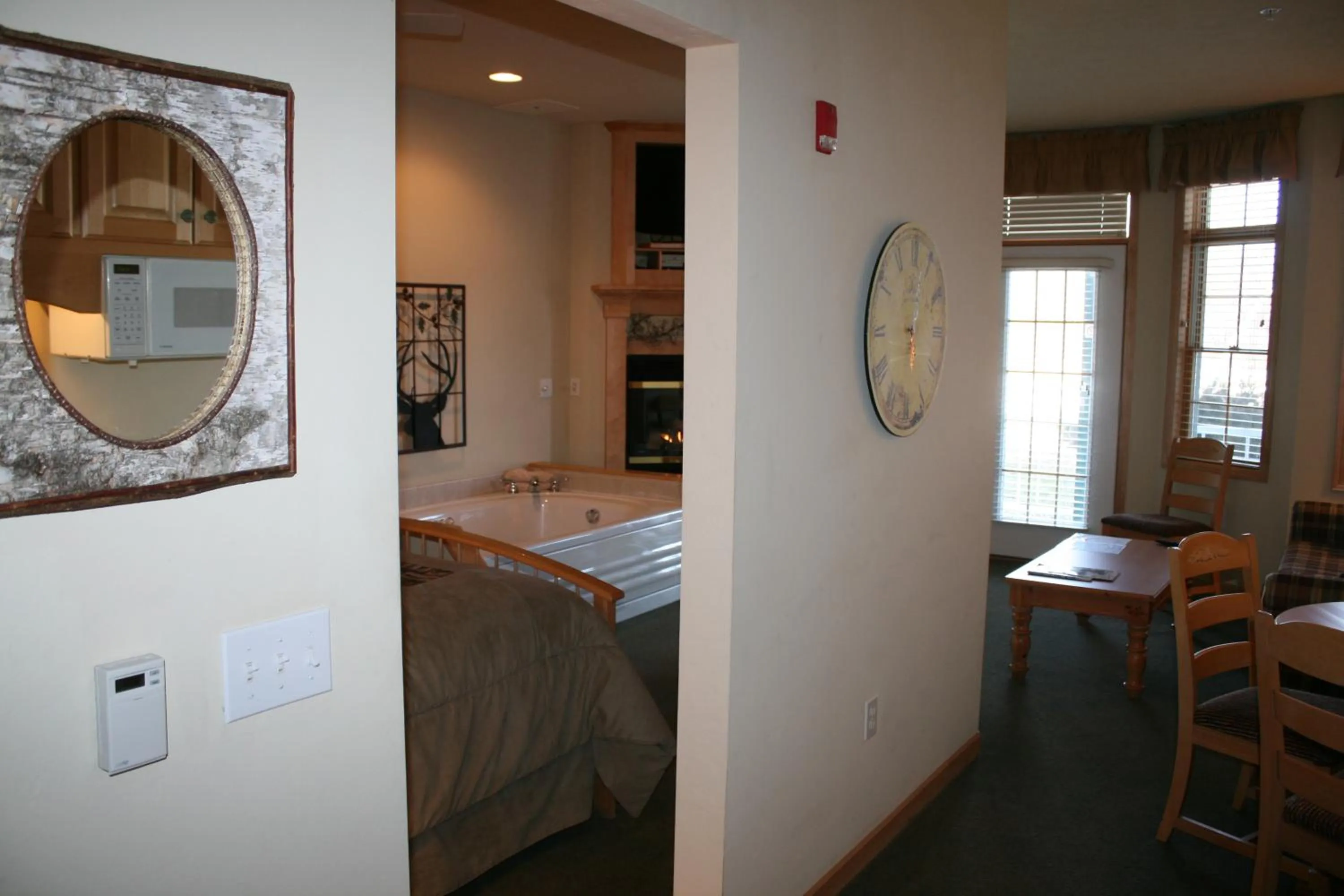 Bed in Birchwood Lodge