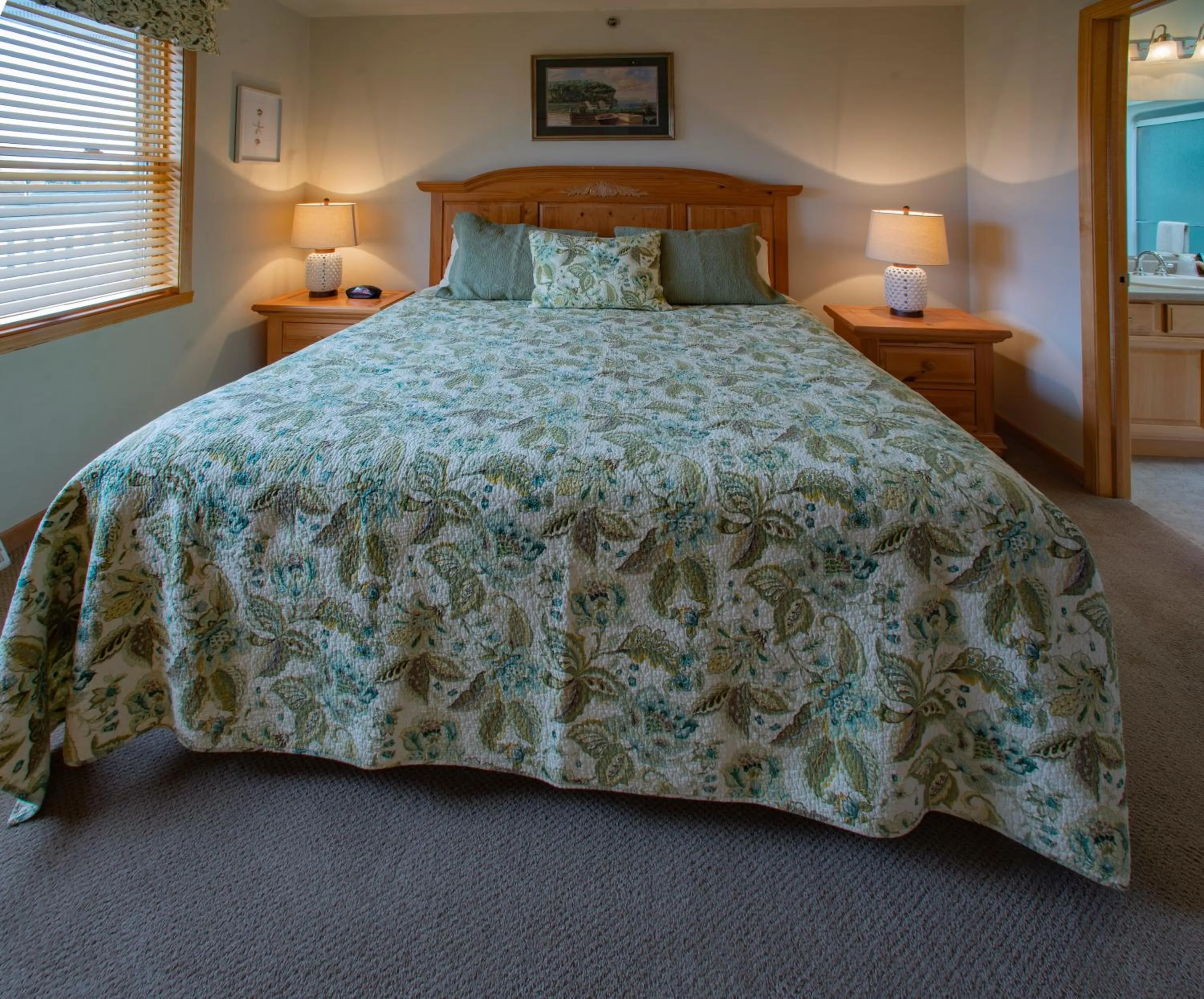 Bed in Birchwood Lodge