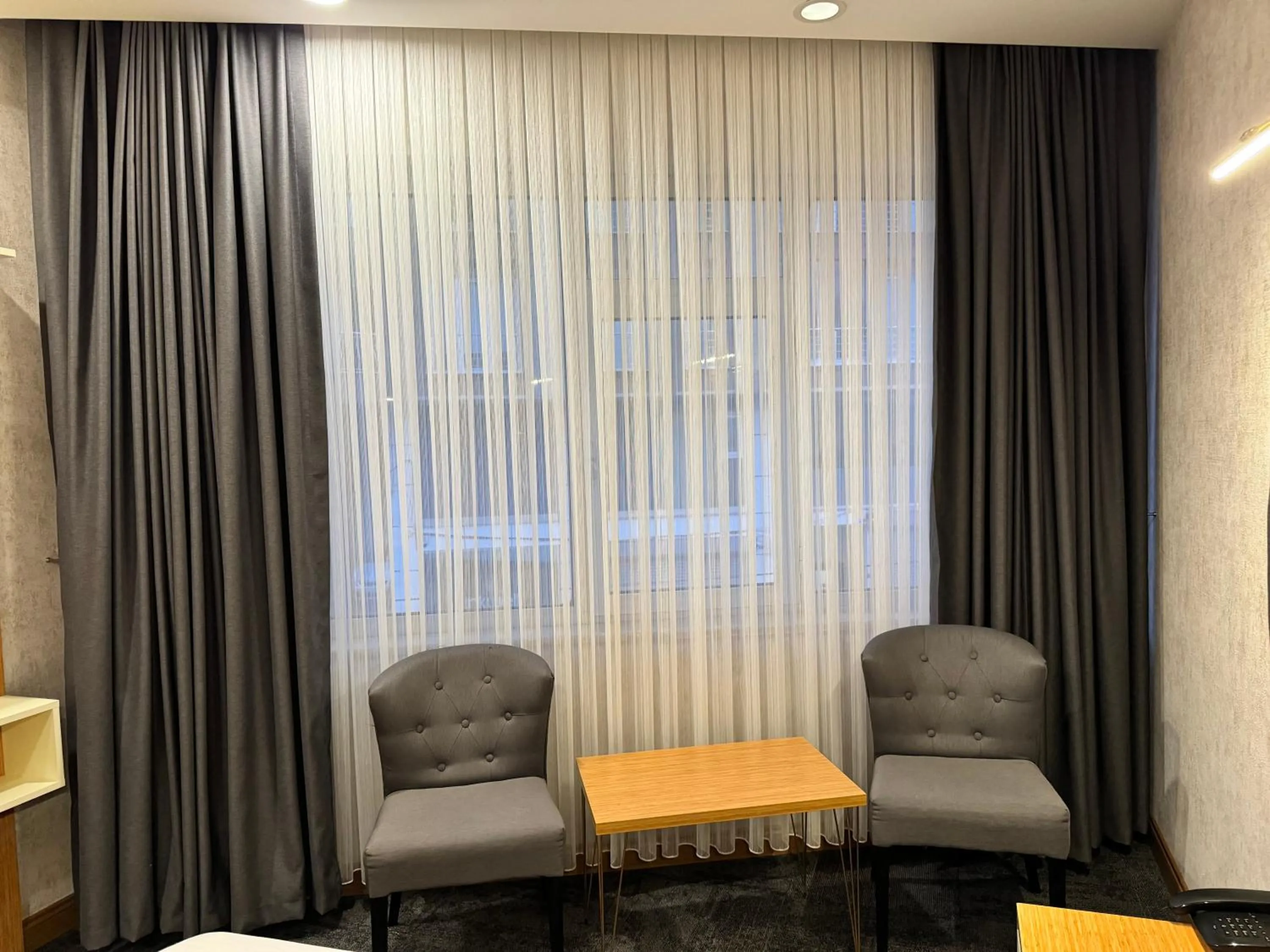 Seating area in E5 PARK OTEL