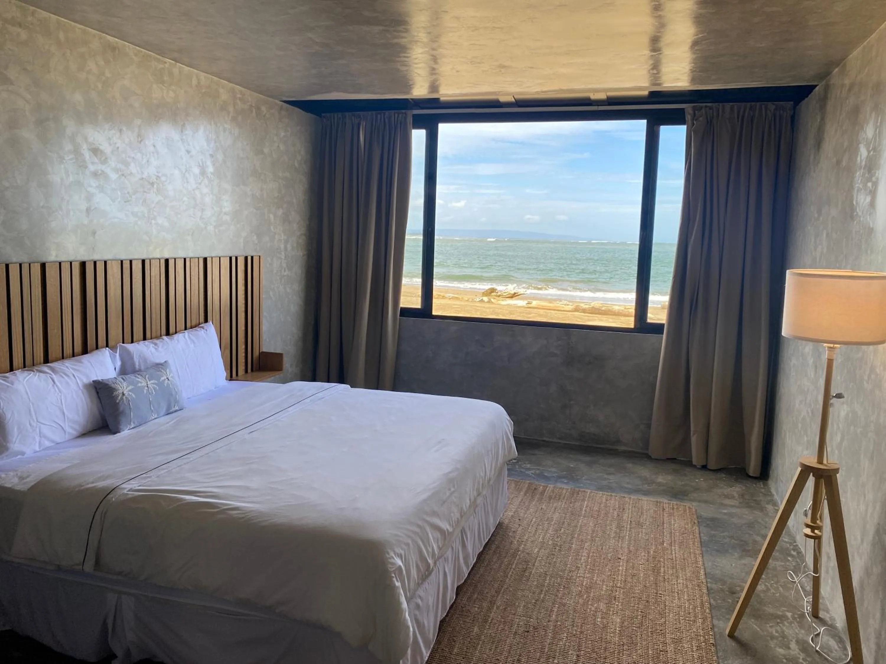 Bed in The Palm Bay Club Lodge