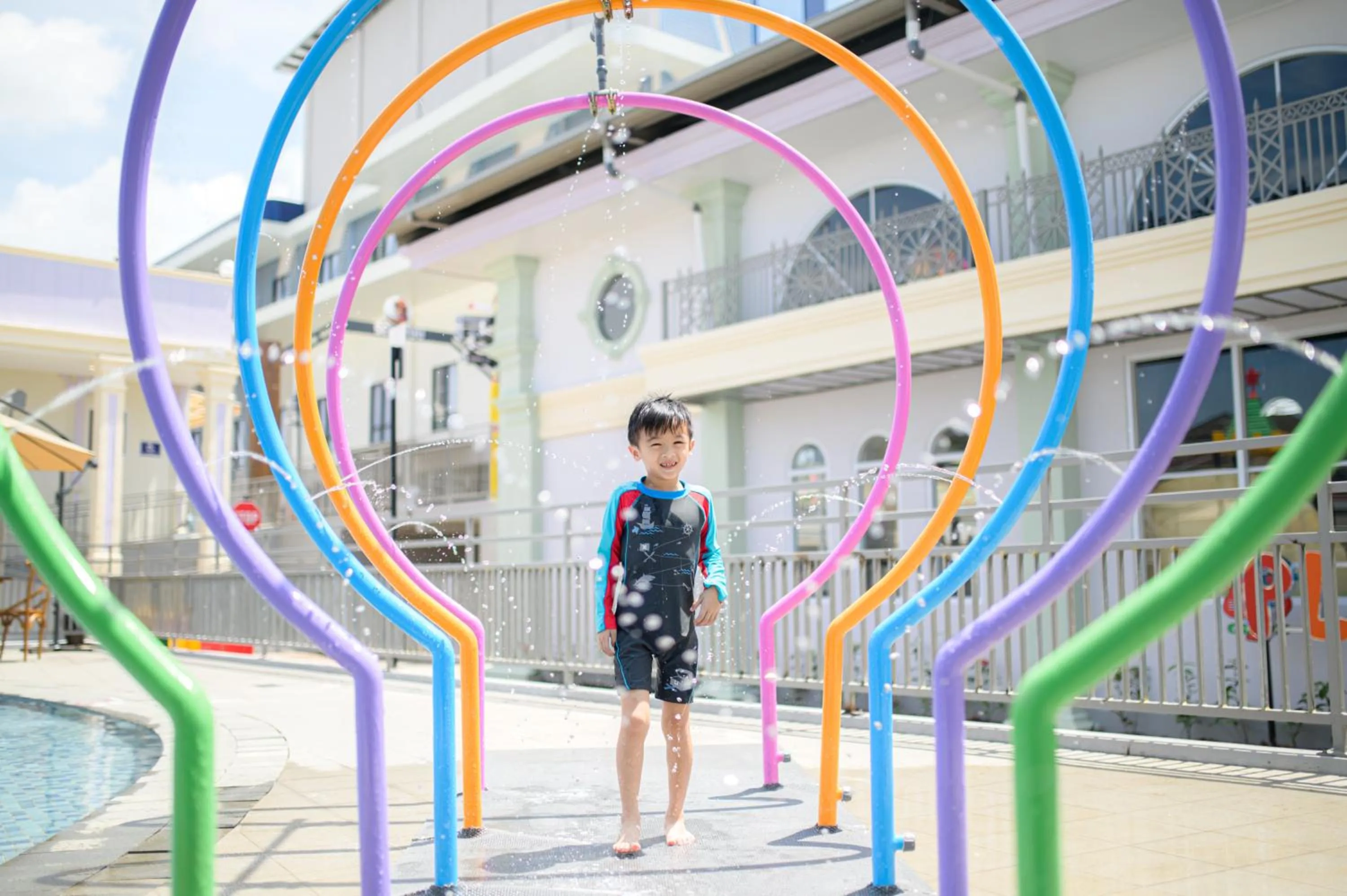 Pool view in Two K Azana Style Hotel Bengkulu