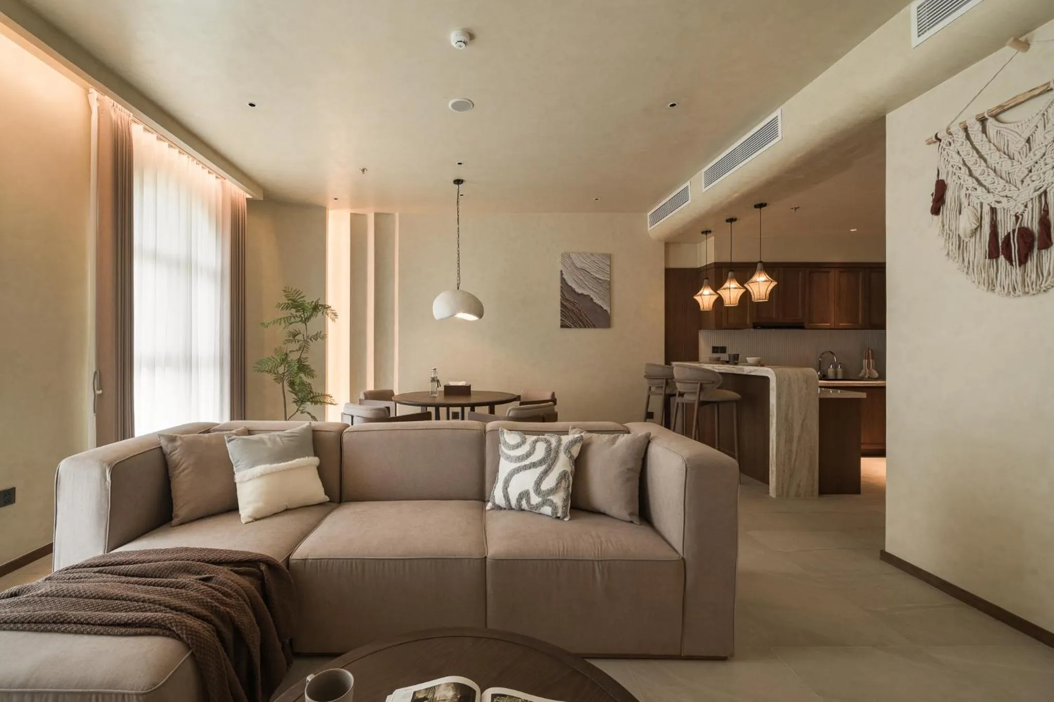 Living room in Su Casa Phu Quoc Long Beach