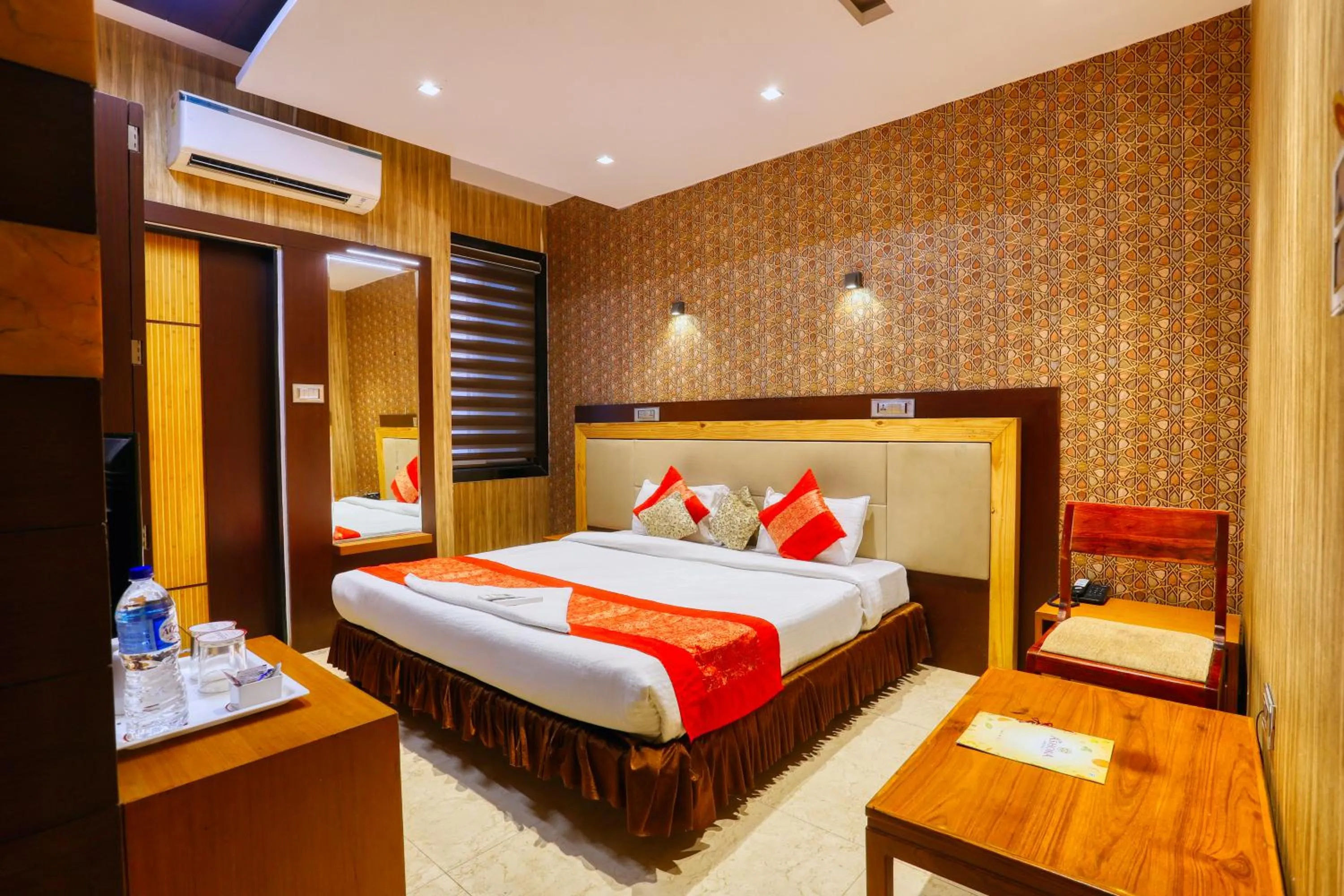 Bedroom, Bed in The Ashoka Hotel