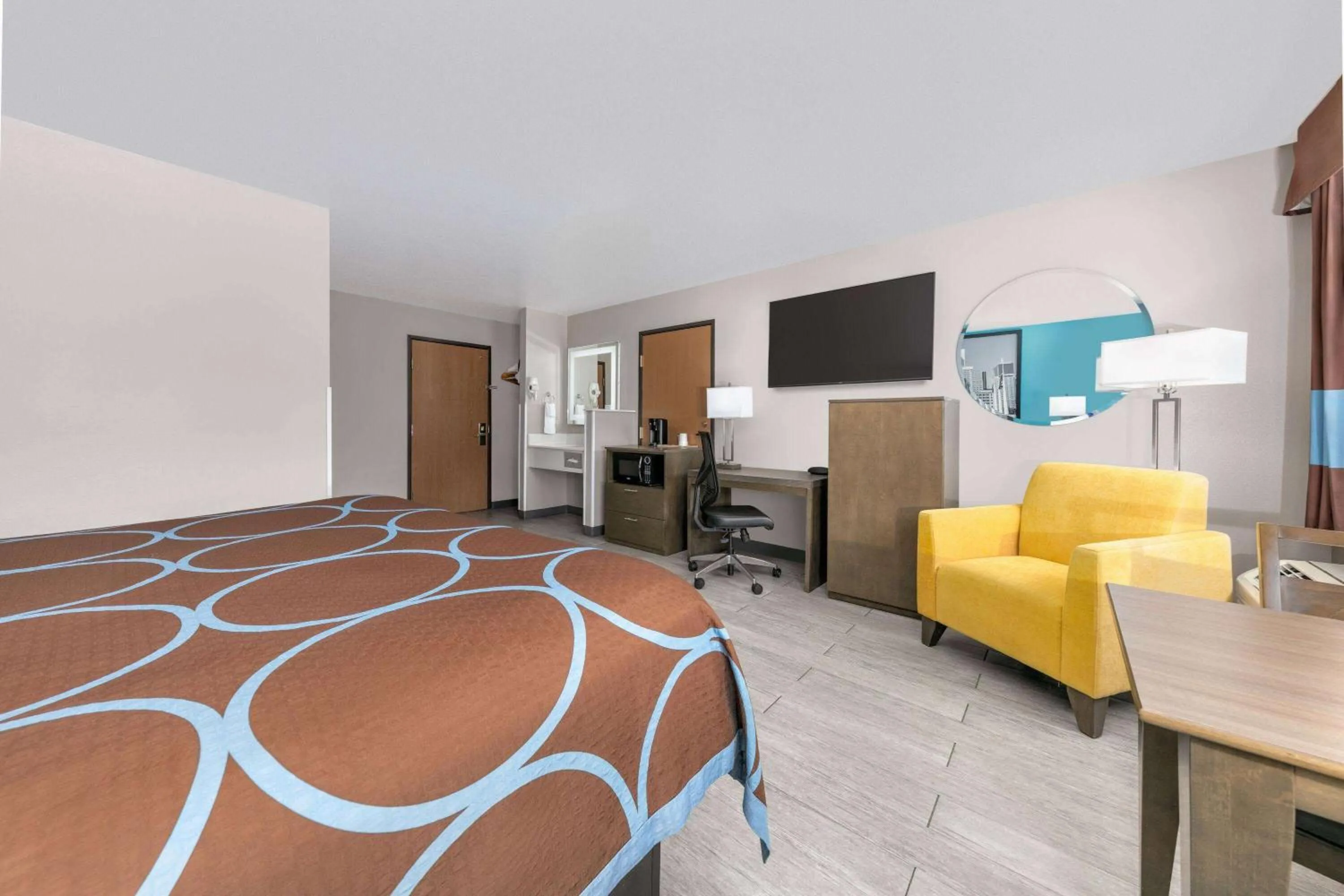 Photo of the whole room, Bed in Super 8 by Wyndham Waxahachie TX