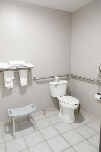 Bathroom in Super 8 by Wyndham Waxahachie TX