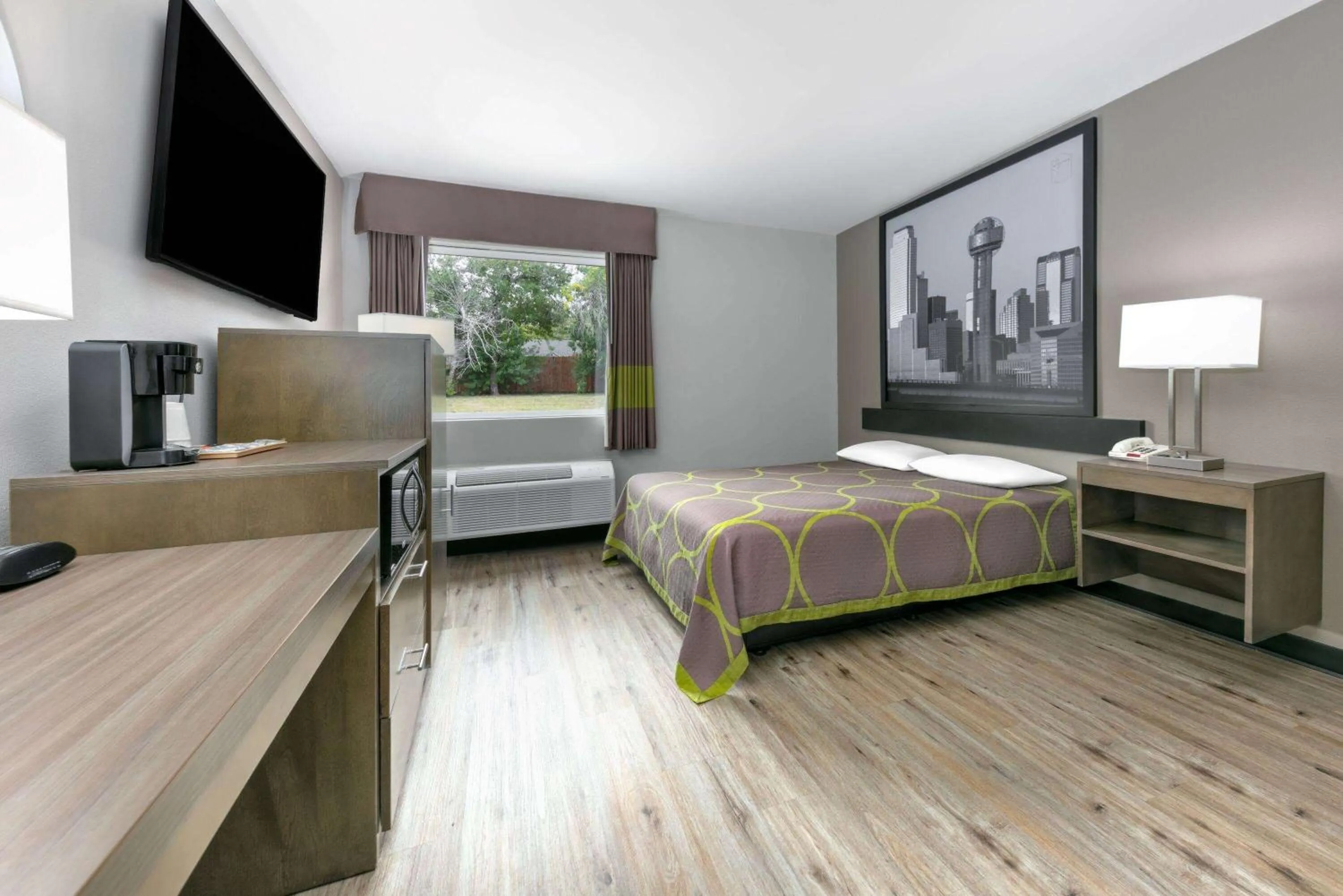 Photo of the whole room, Bed in Super 8 by Wyndham Waxahachie TX