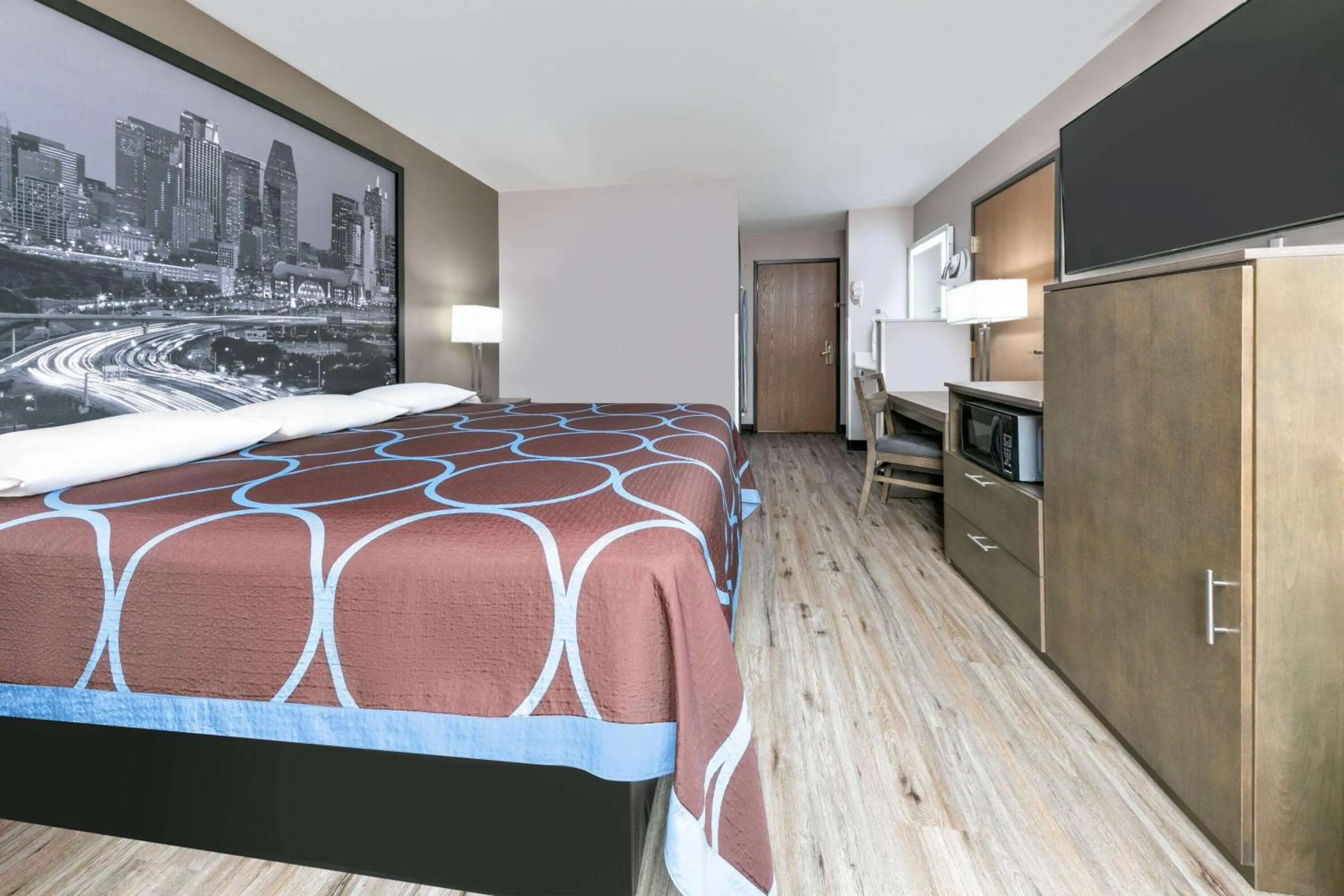 Photo of the whole room, Bed in Super 8 by Wyndham Waxahachie TX