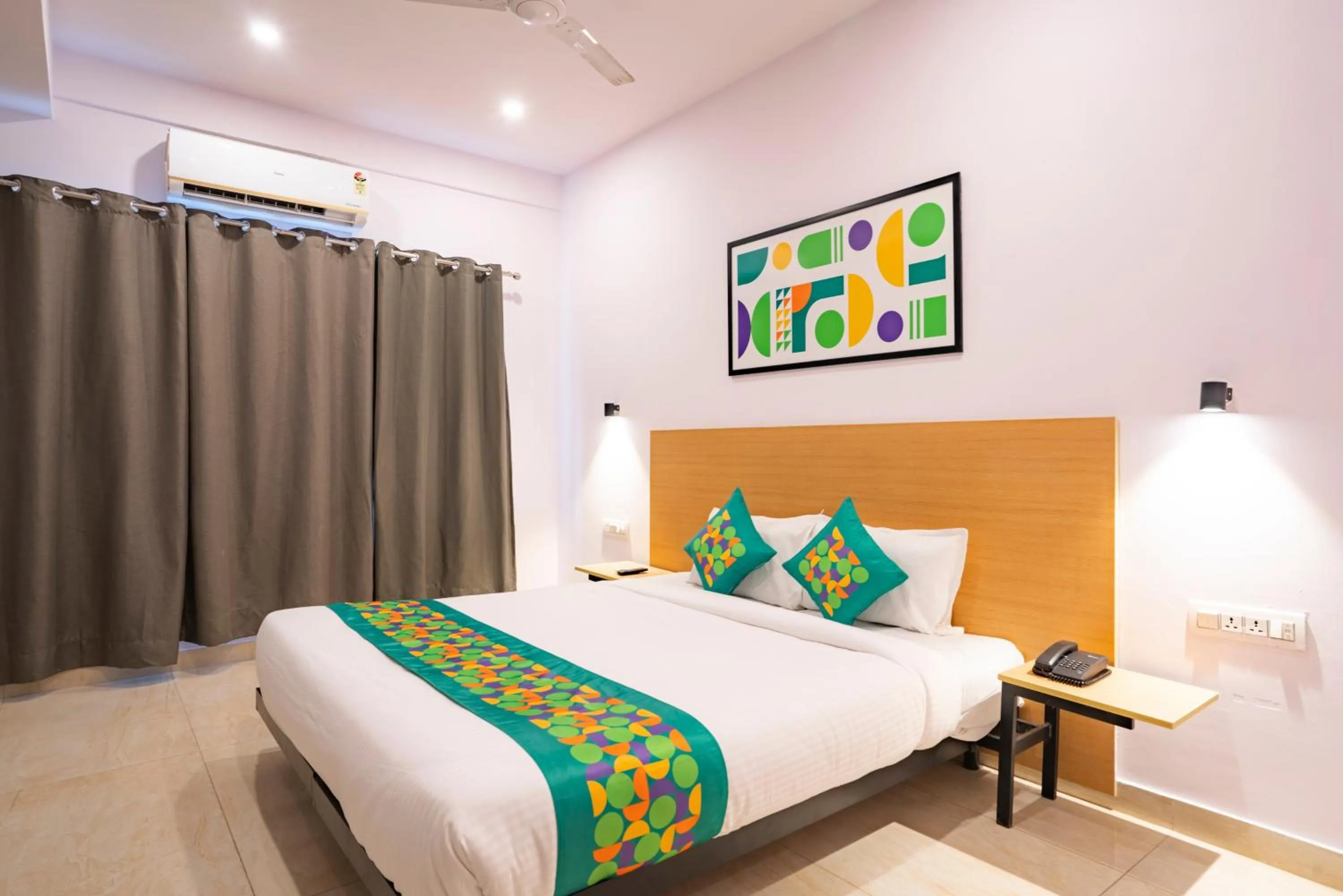 Bedroom, Bed in Treebo De Alphabet Nagole