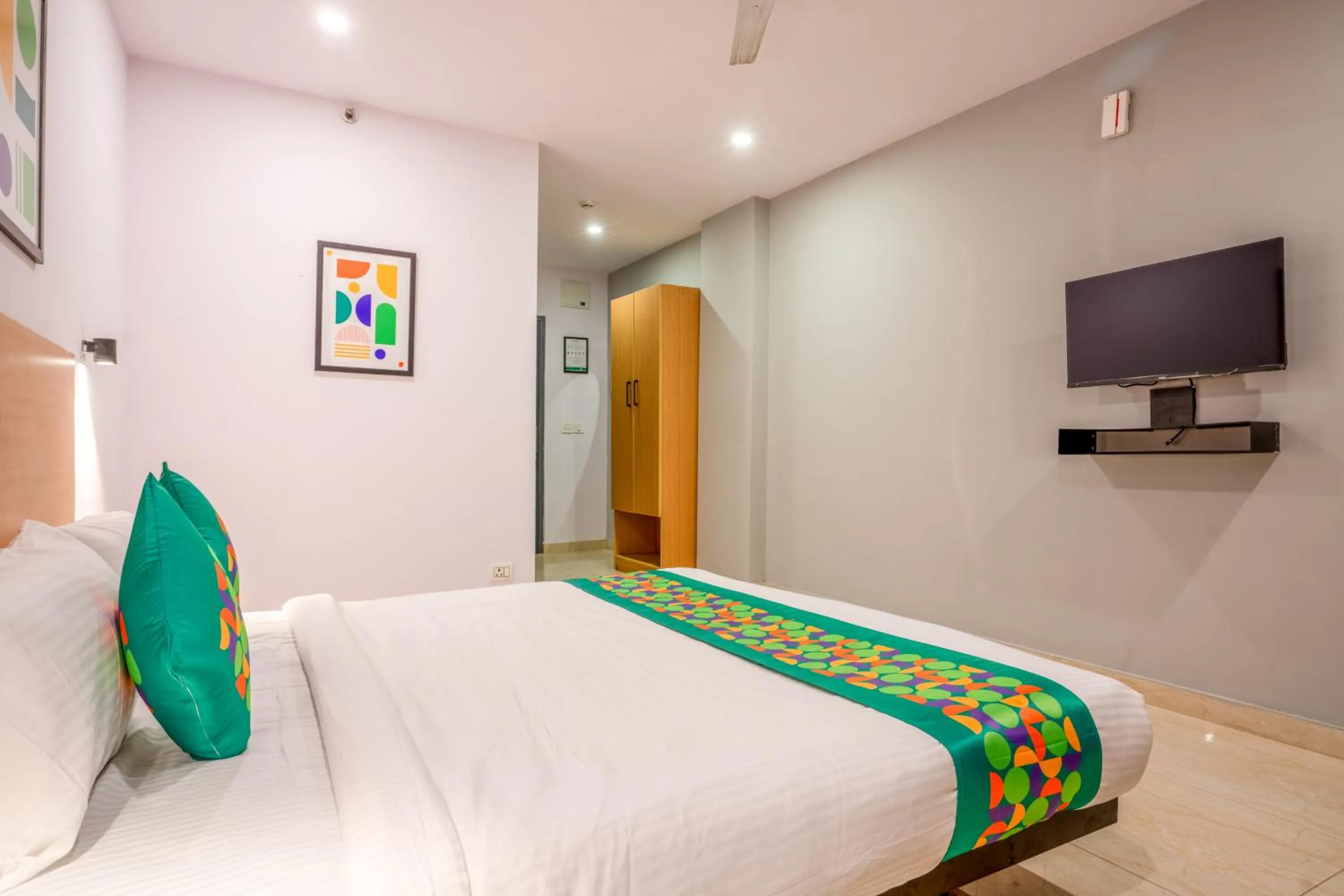 Bedroom, Bed in Treebo De Alphabet Nagole