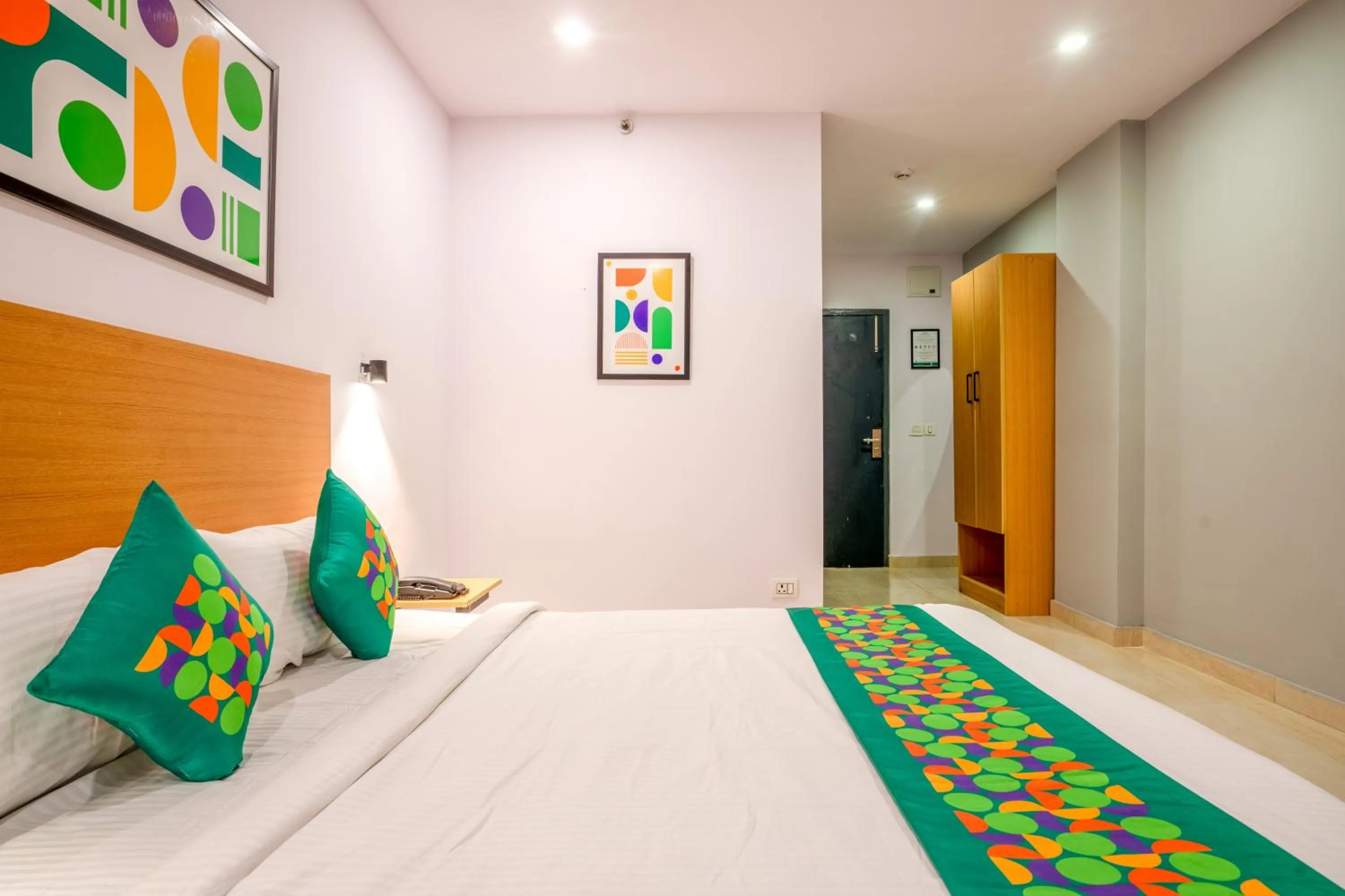 Bedroom, Bed in Treebo De Alphabet Nagole