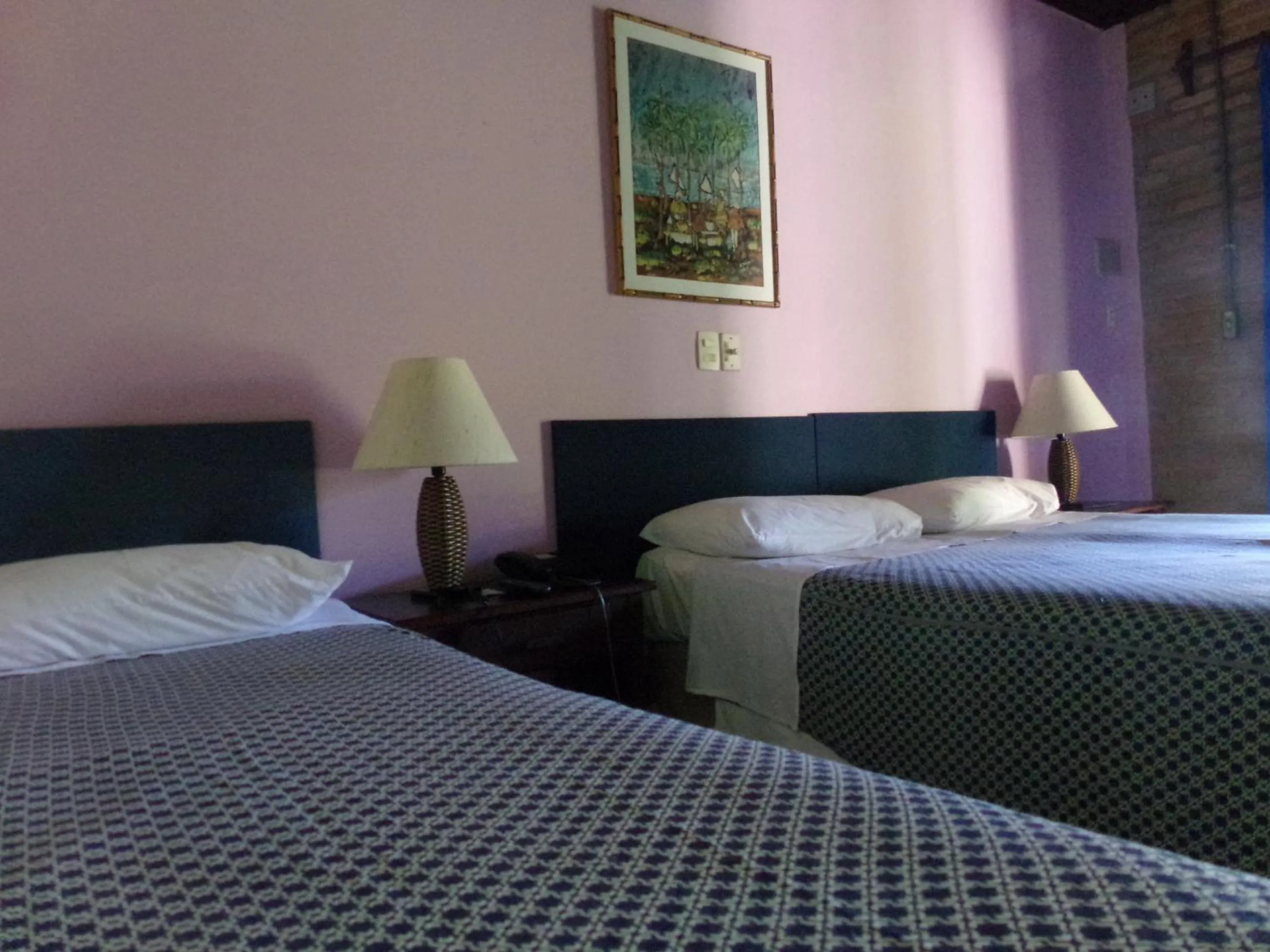 Bed in Hotel Cumuruxatiba