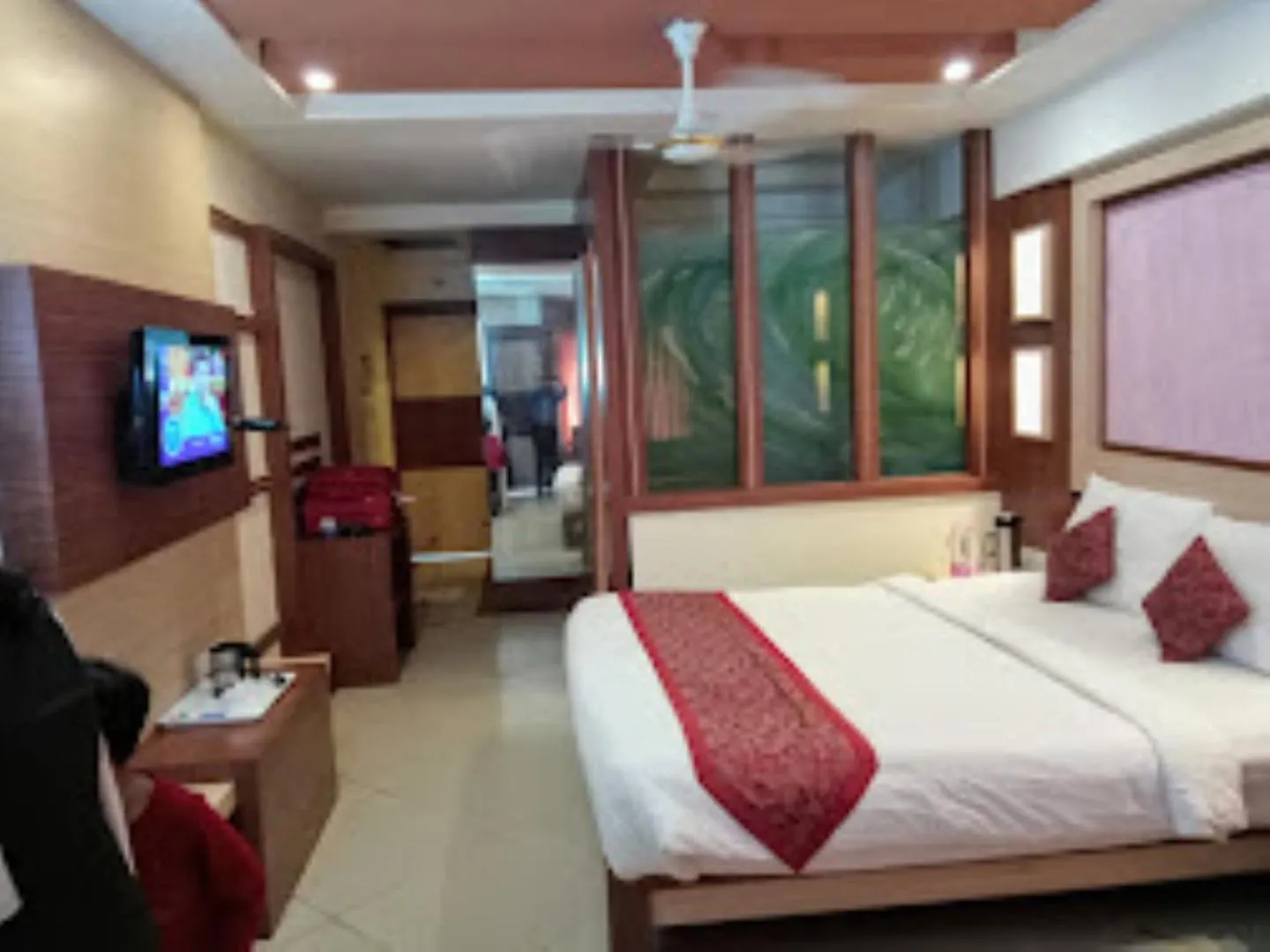 Bed in Blue Lily Beach Resort