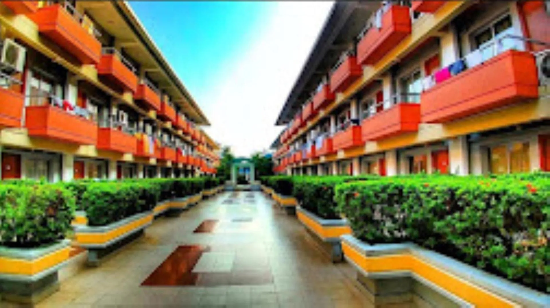 Property building in Blue Lily Beach Resort