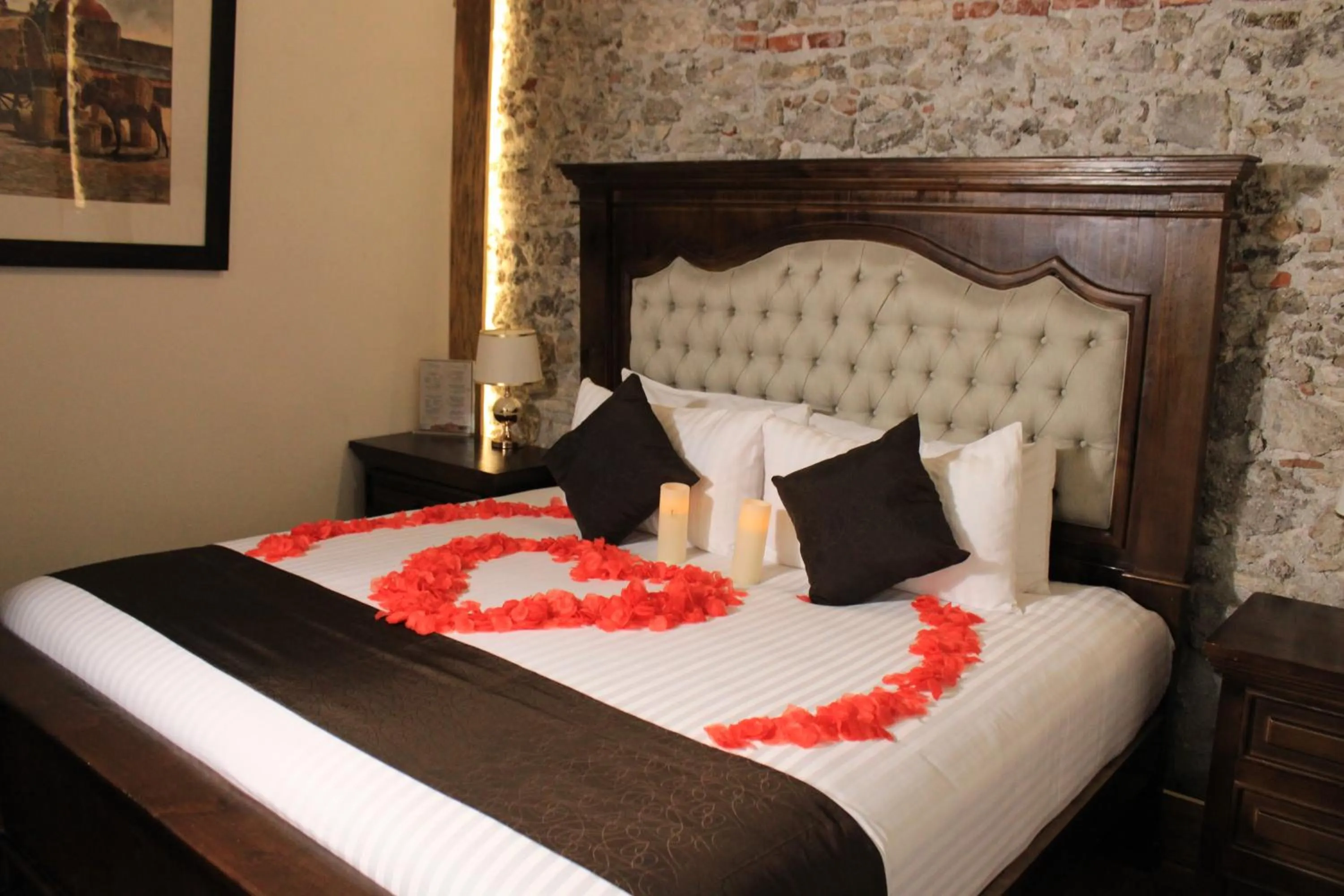 Bed in HOTEL BOUTIQUE CASONA 65