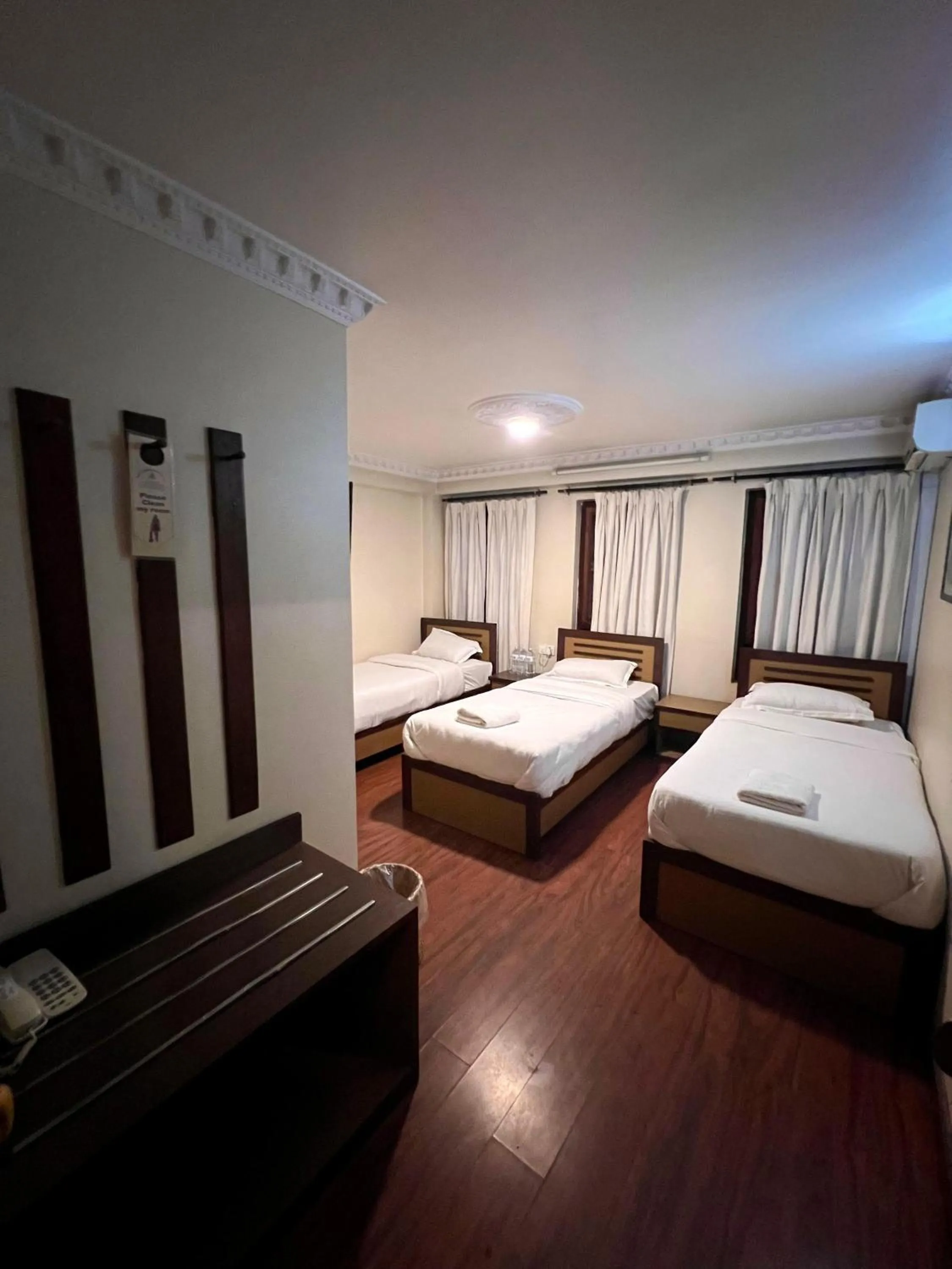 Bed in Taleju Grand Hotel