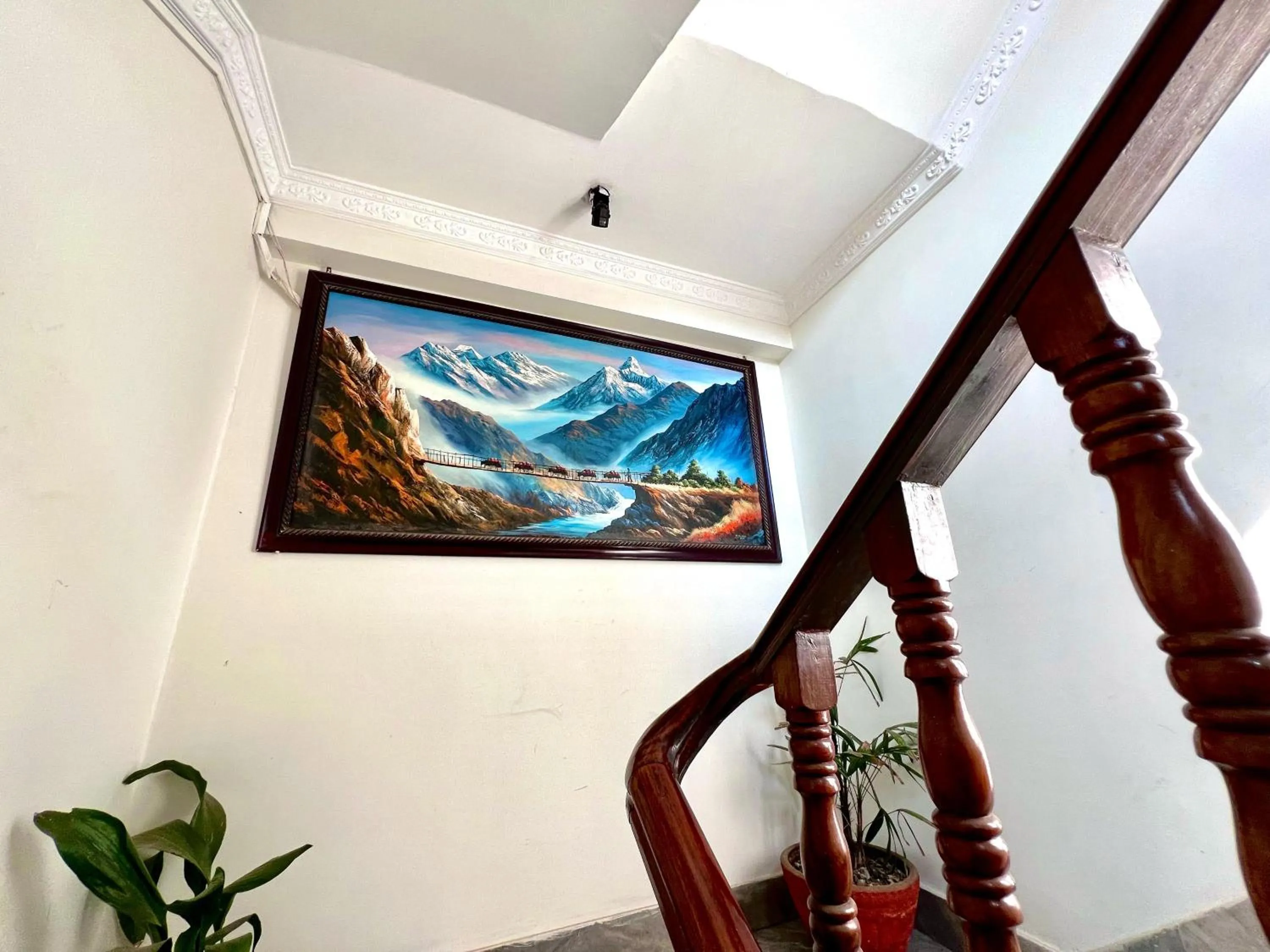 Decorative detail in Taleju Grand Hotel