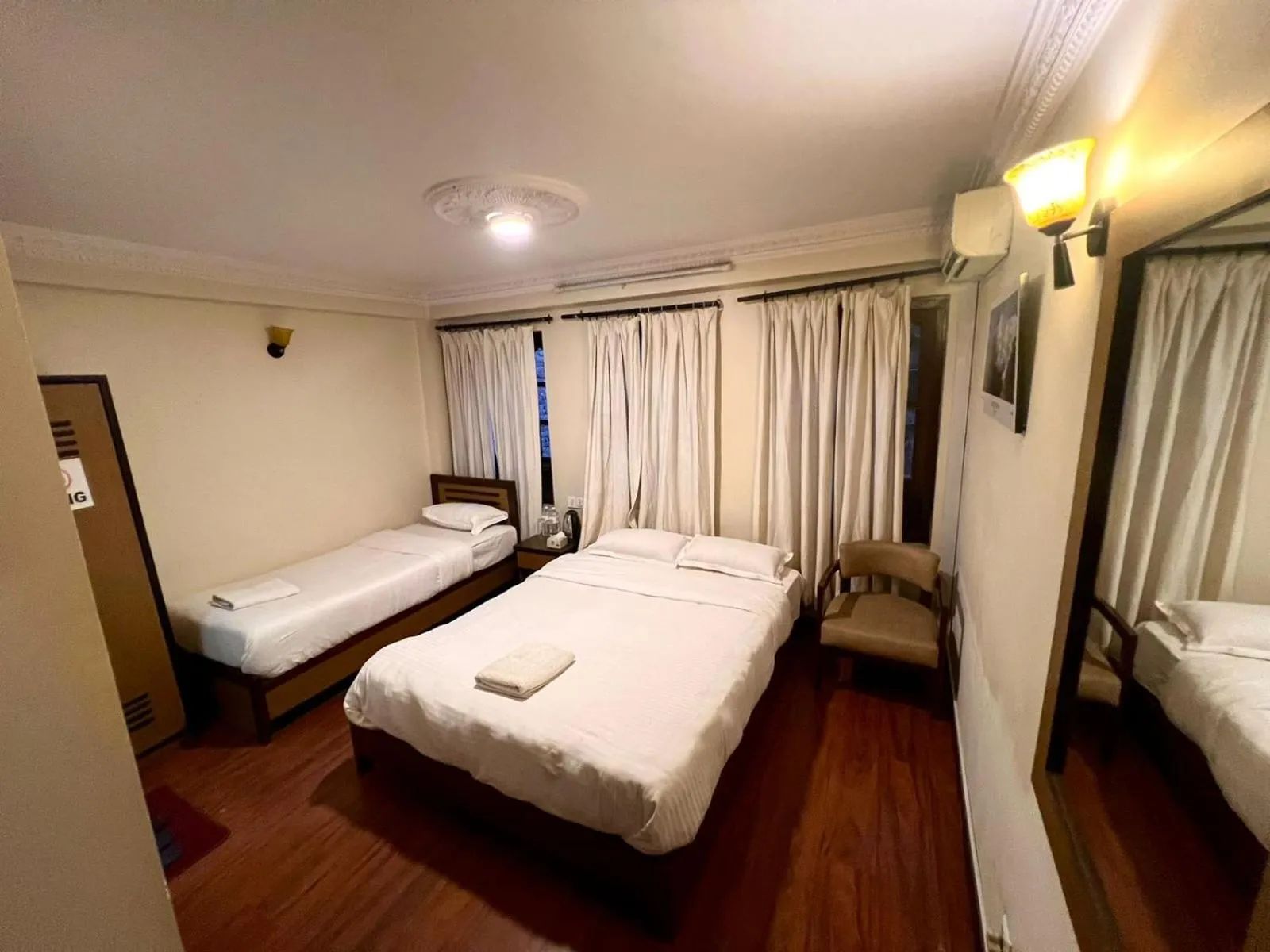 Bed in Taleju Grand Hotel