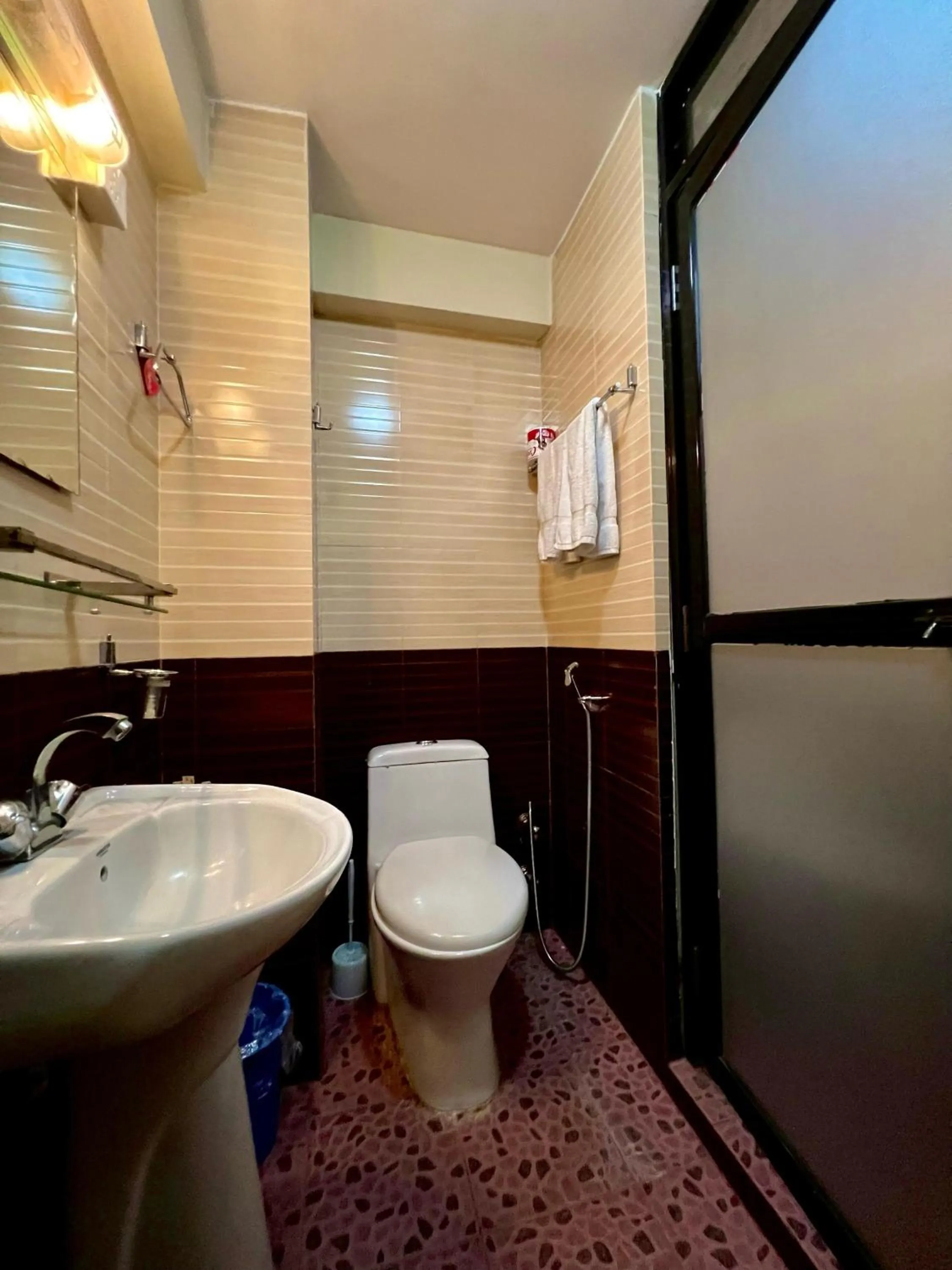 Bathroom in Taleju Grand Hotel