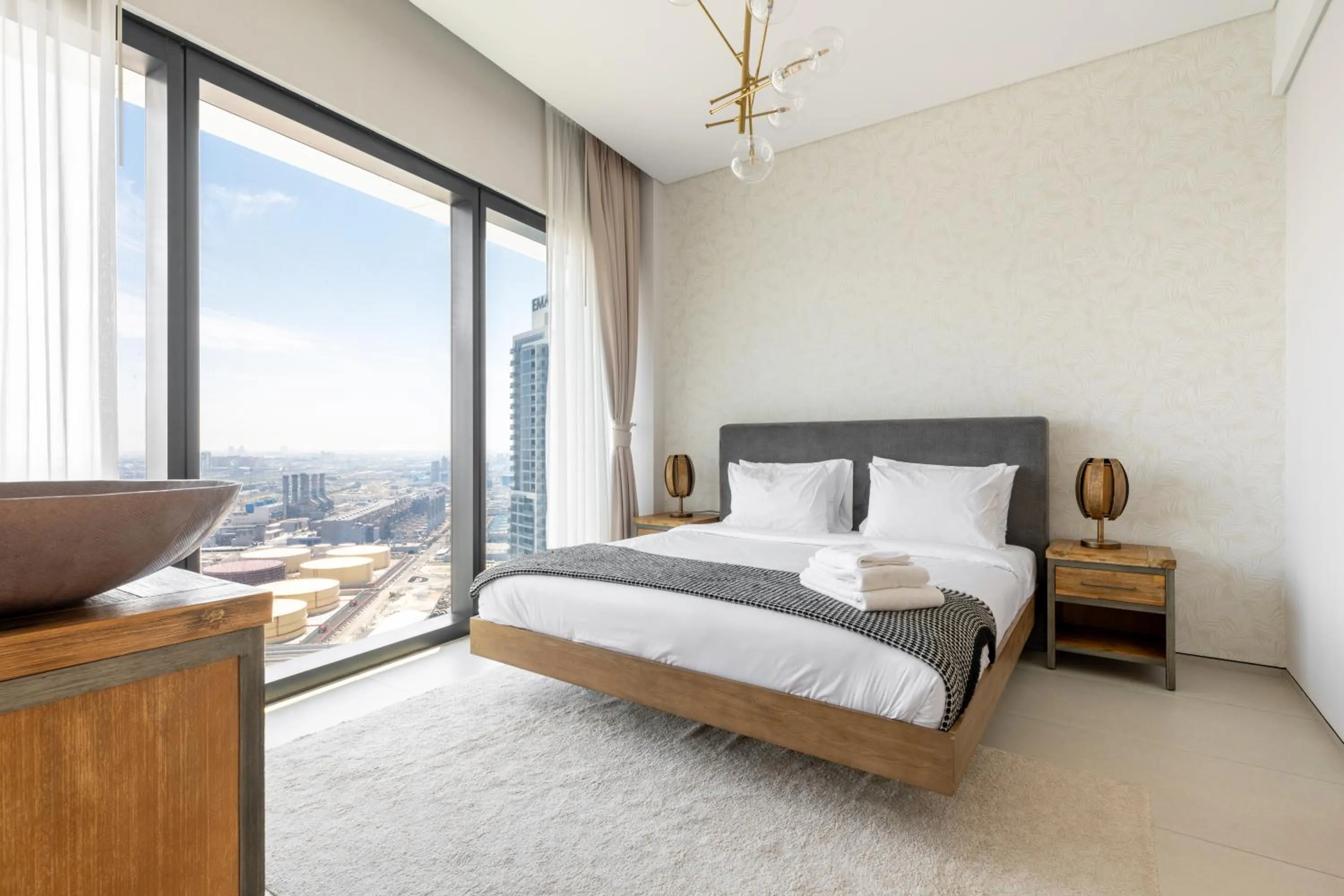 Photo of the whole room in Jumeirah Gate Tower JBR 1BR Apartment