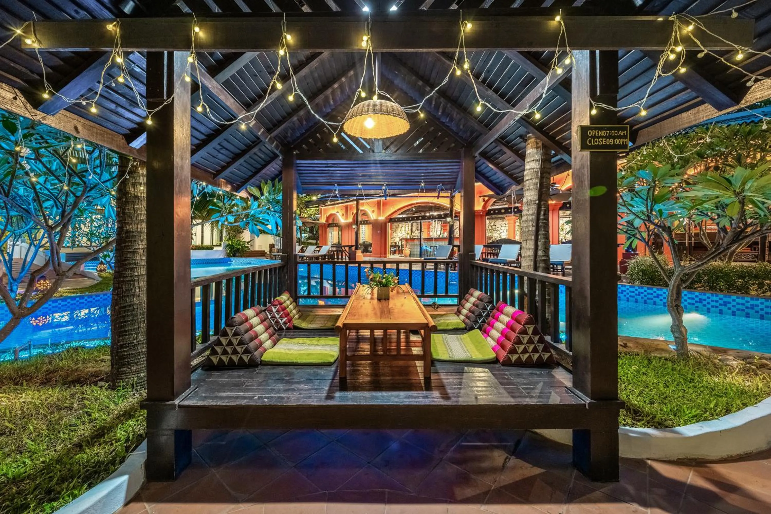 Seating area in Manyo Hotel and Resort