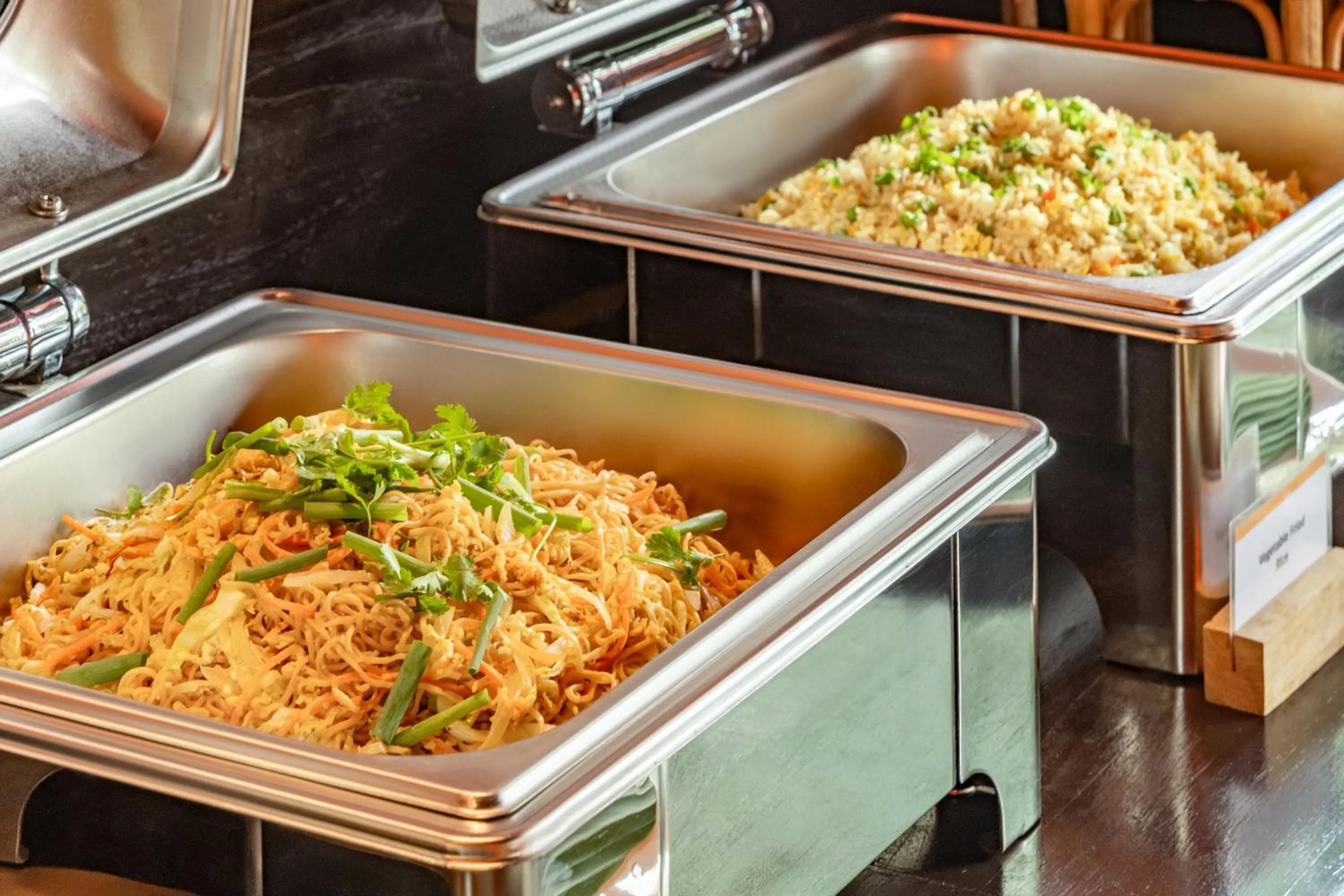 Buffet breakfast in Manyo Hotel and Resort