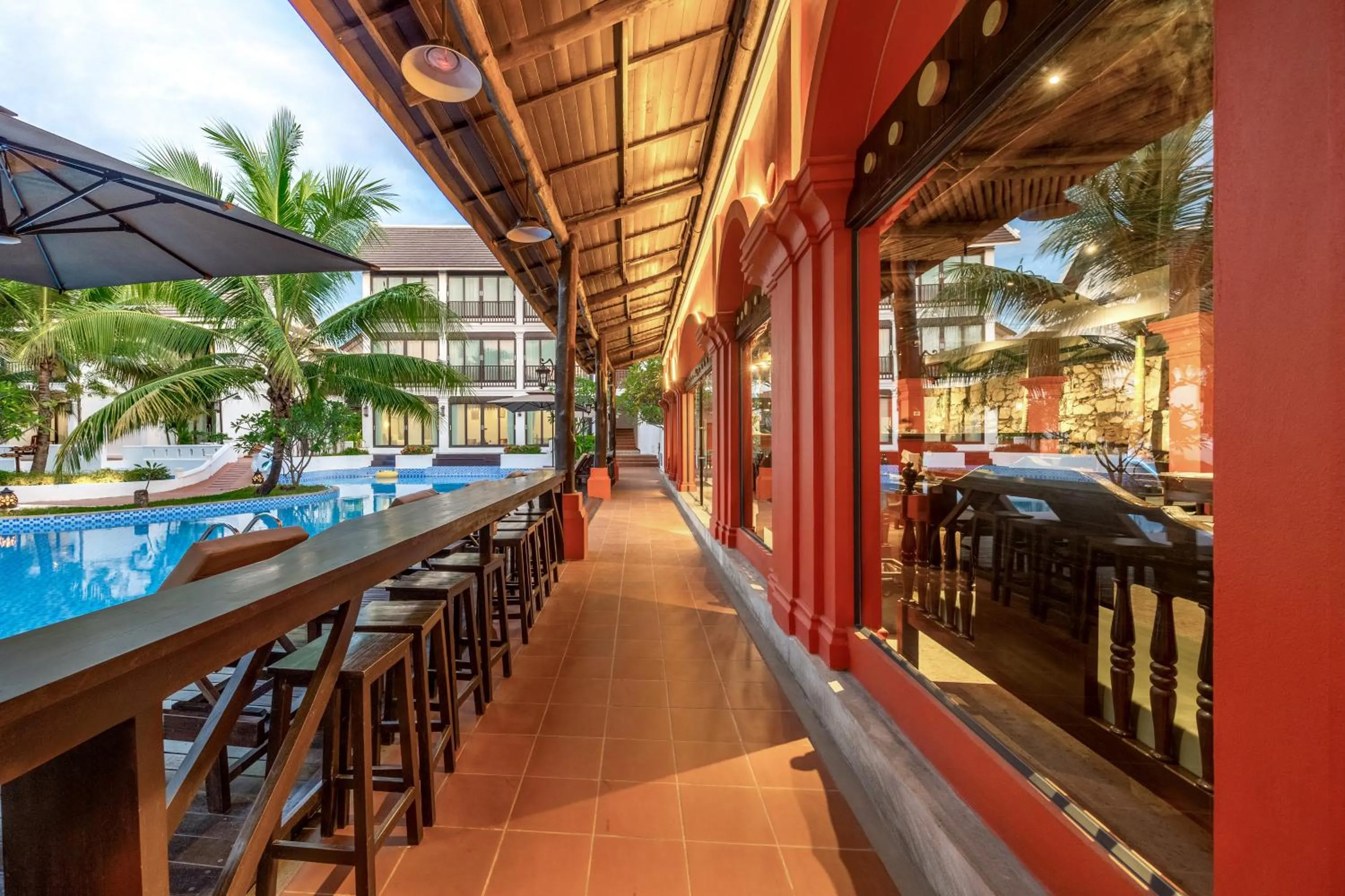 Pool view in Manyo Hotel and Resort