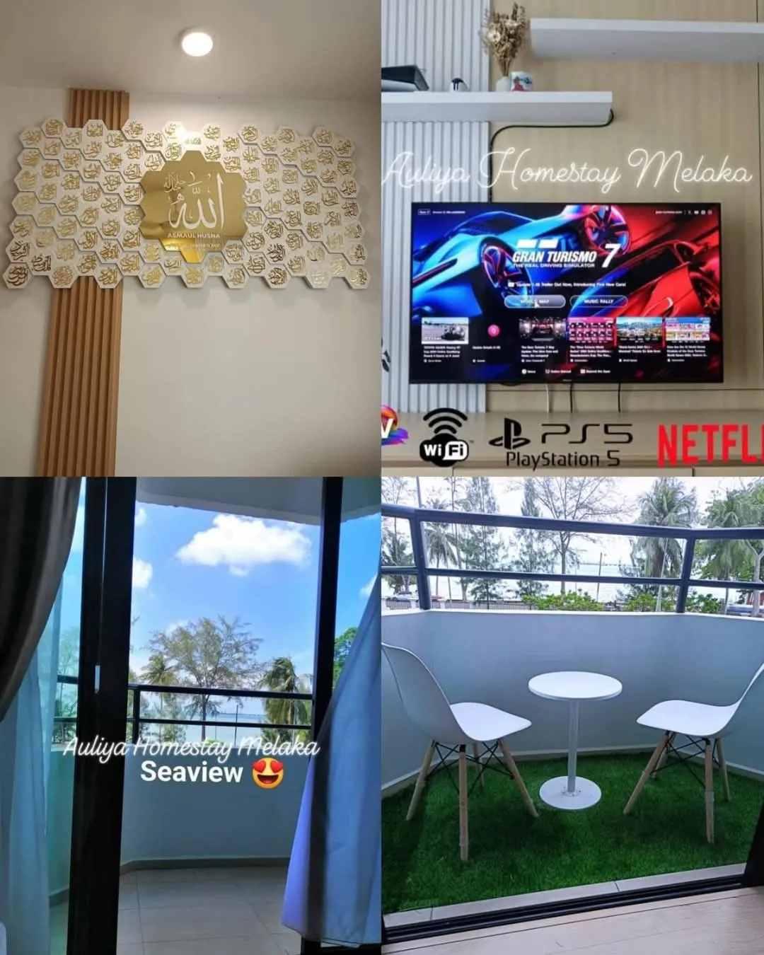 Auliya Homestay Melaka Seaview Pantai Puteri