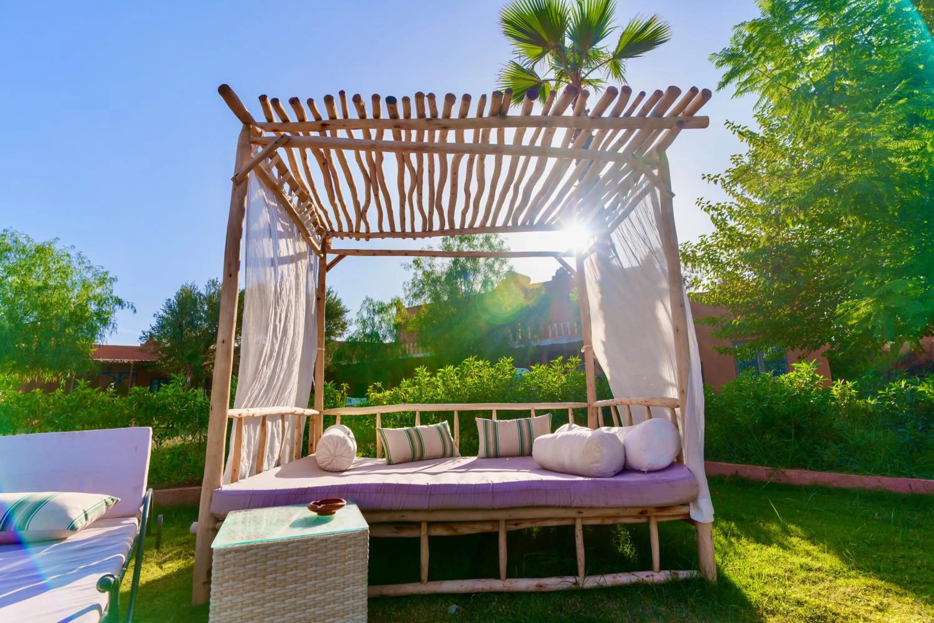 Garden view in Whisper Hotel